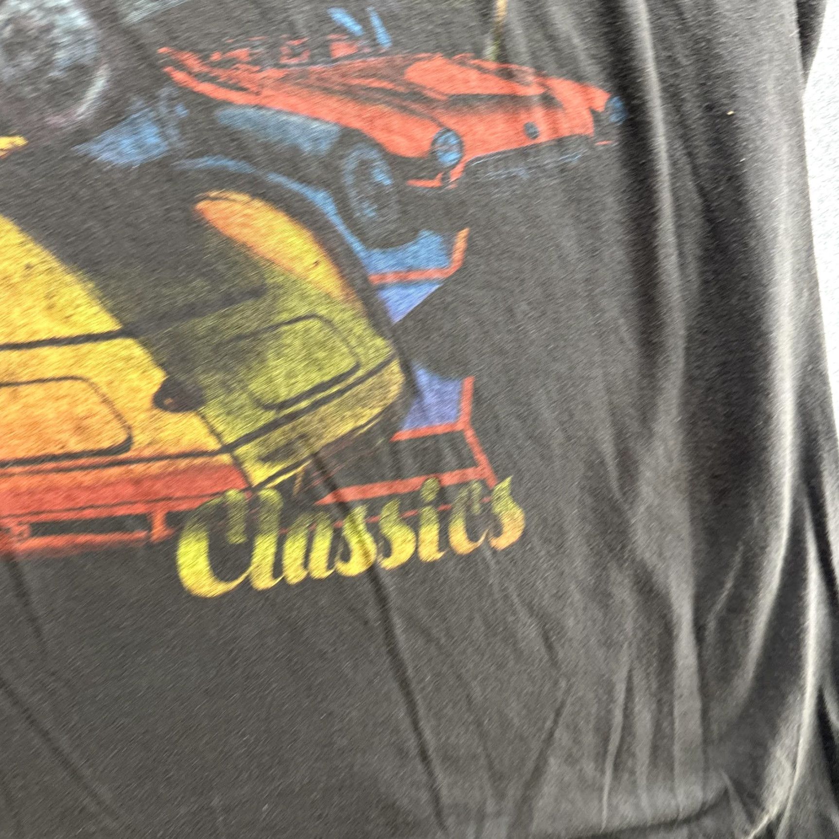 Etro VINTAGE Chevrolet Corvette T-Shirt Mens XL Black Cars Graphic Tee 90s Retro Classic Car Size US XL / EU 56 / 4 - 6 Thumbnail