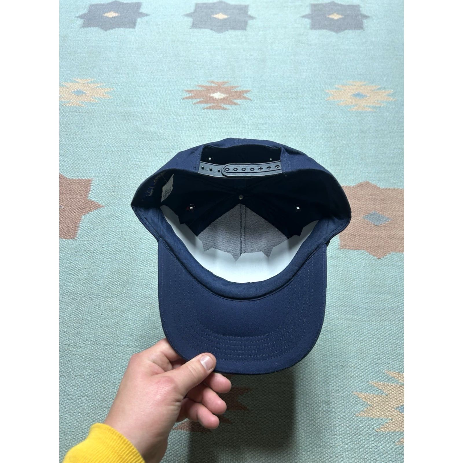Rainbow VINTAGE Rainbow Snapback Cap Ketchikan Alaska Stars Big Dipper Flag Blue Rainbow Adjustable Men Cap Mens Size ONE SIZE - 5 Thumbnail