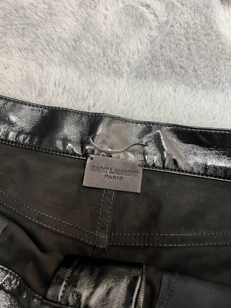 Saint Laurent Paris Saint Laurent Paris 22 Fall/Winter Show Glossy Patent Leat Size US 30 / EU 46 - 3 Thumbnail