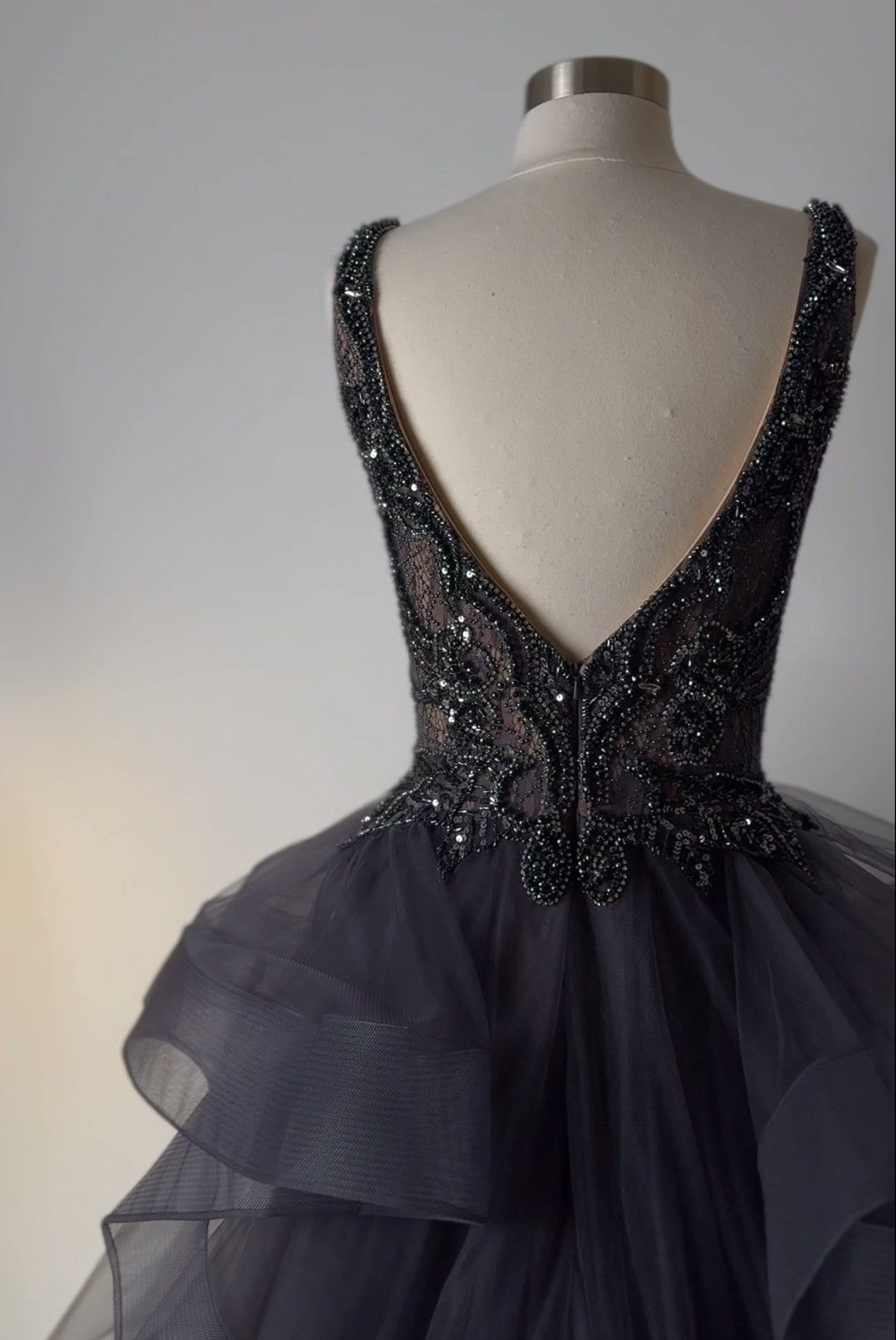 Other Brand New US 10 Jovani Maxi Evening Dress with Sequins Size L / US 10 / IT 46 - 8 Thumbnail