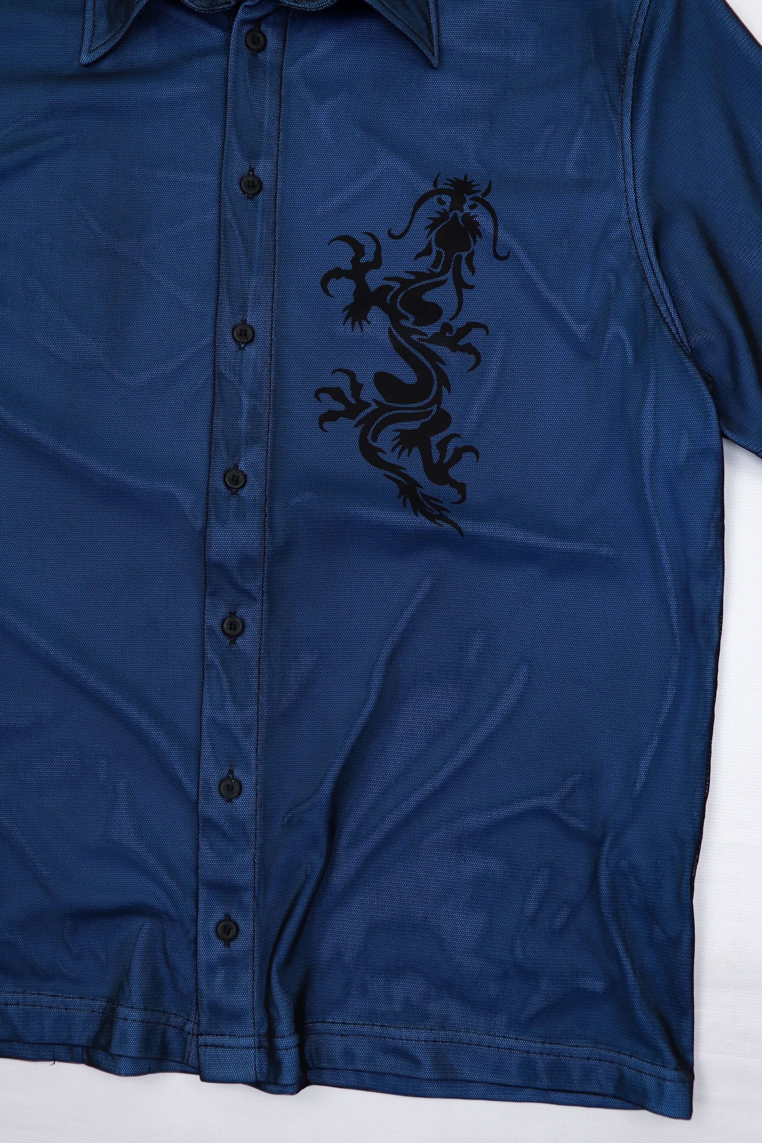 Burton Burton Vintage Dragon Graphics Mesh Double Layered Shirt Size US L / EU 52-54 / 3 - 6 Thumbnail