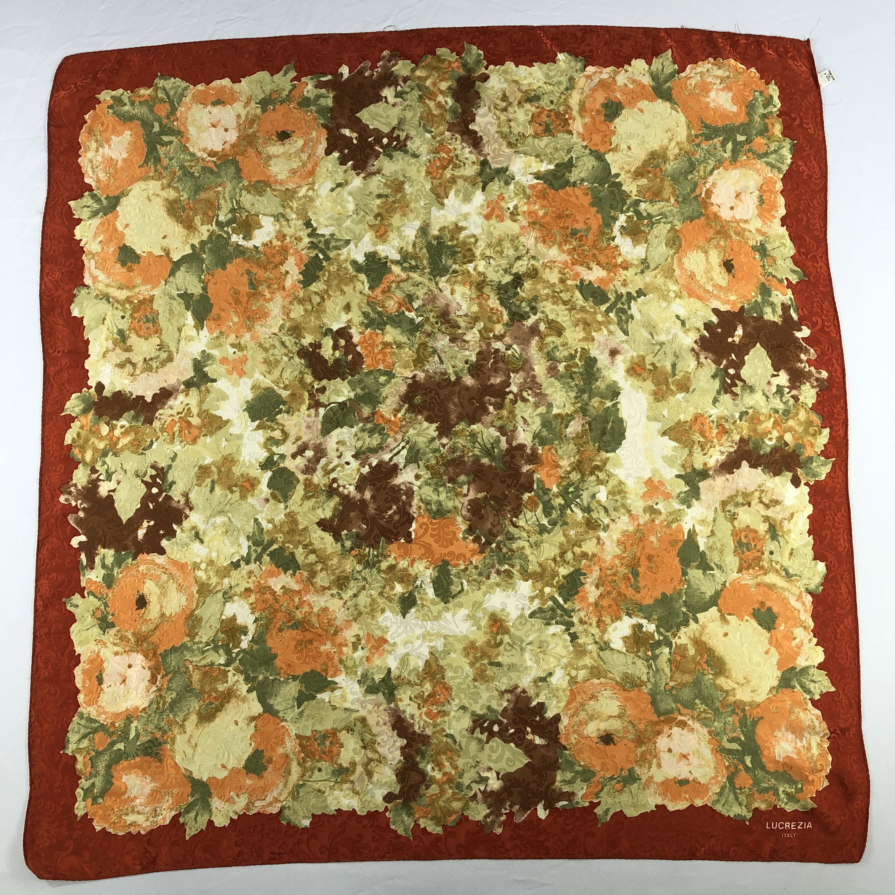 Vintage Vintage Lucrezia Silk Scarf Size ONE SIZE - 2 Thumbnail