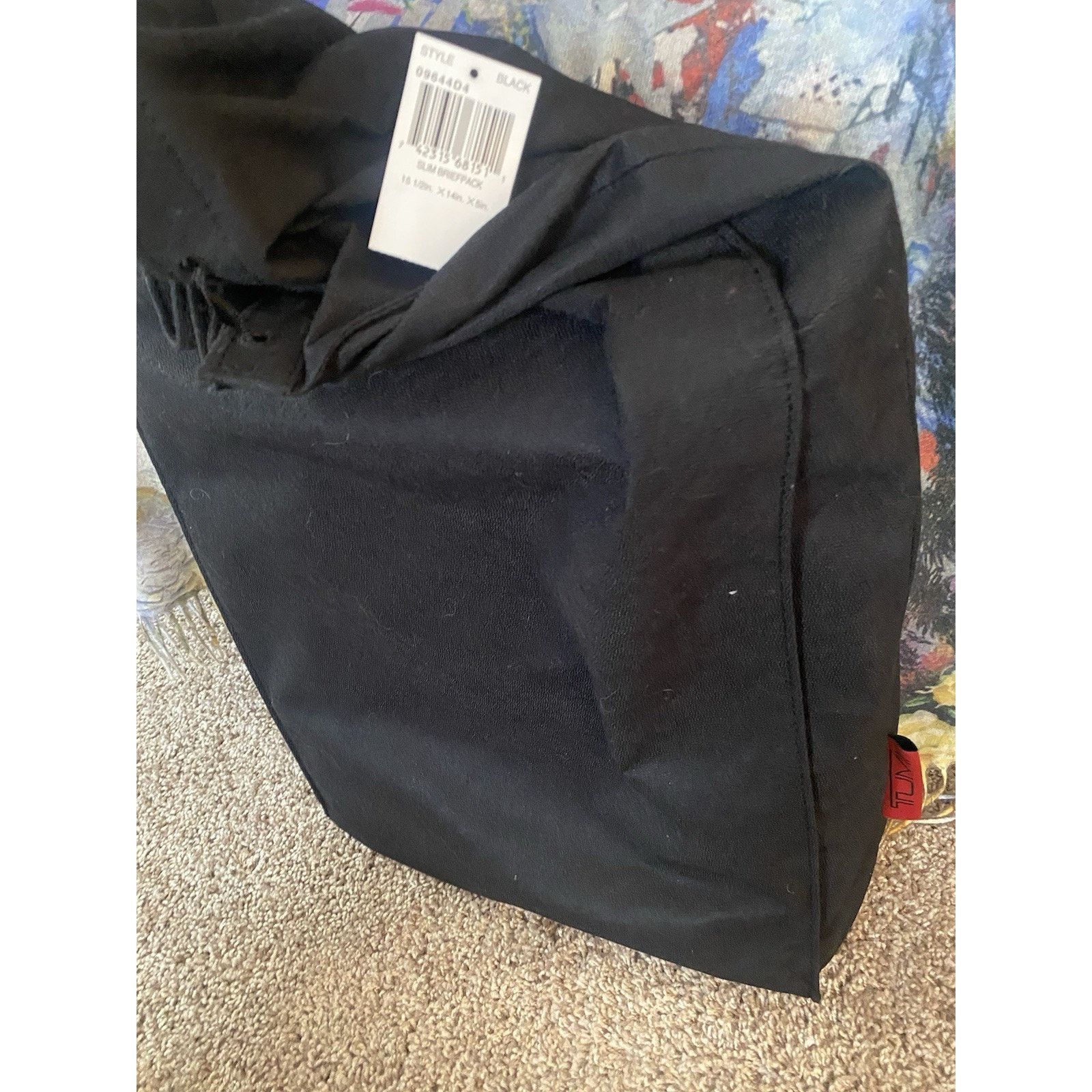 Tumi Tumi slim briefpack laptop blk leather 15 1/2 x 14 x 5, NWT Size ONE SIZE - 10 Thumbnail
