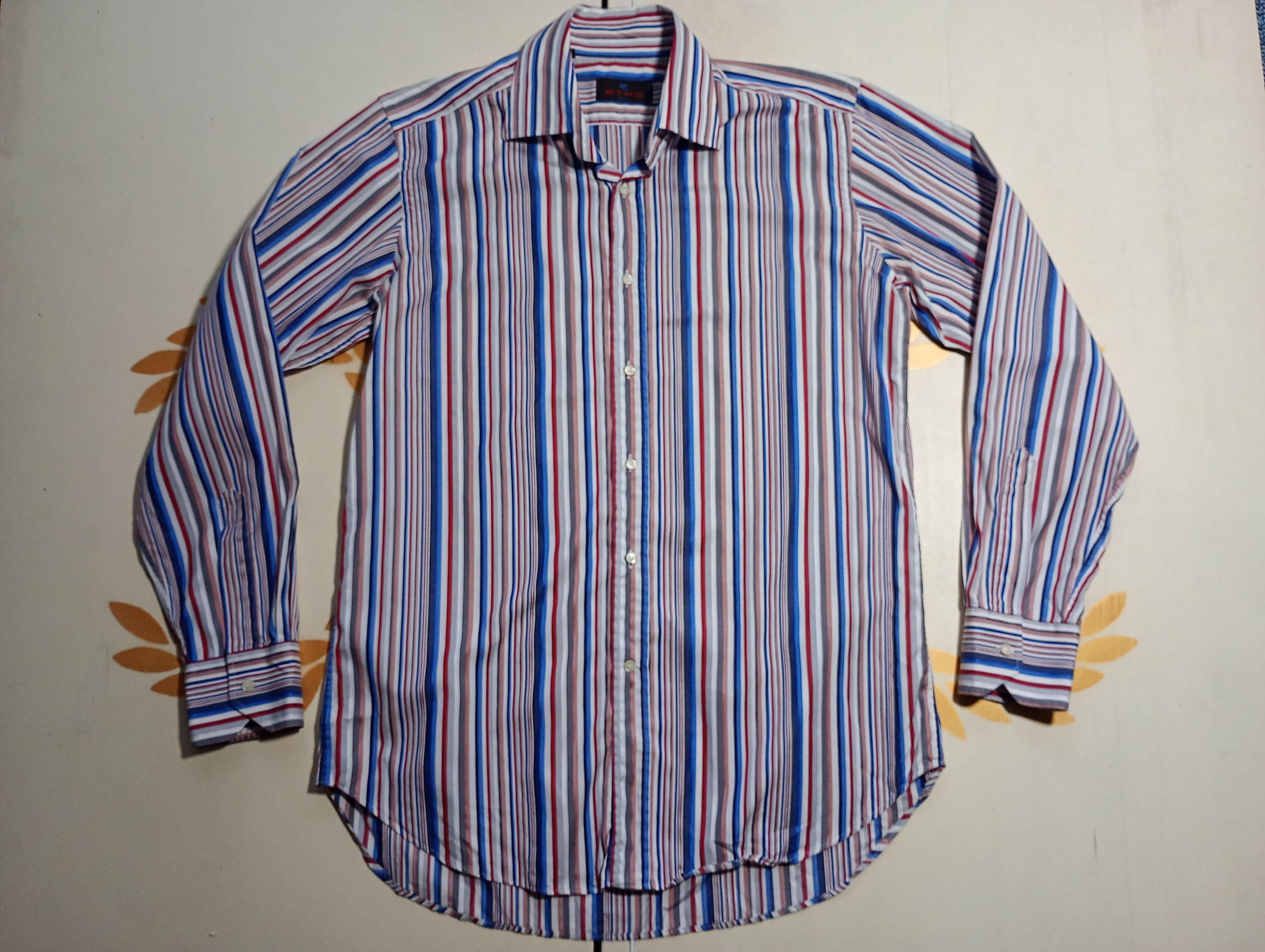 Etro Etro Milano Striped Shirt Size US L / EU 52-54 / 3 - 2 Thumbnail