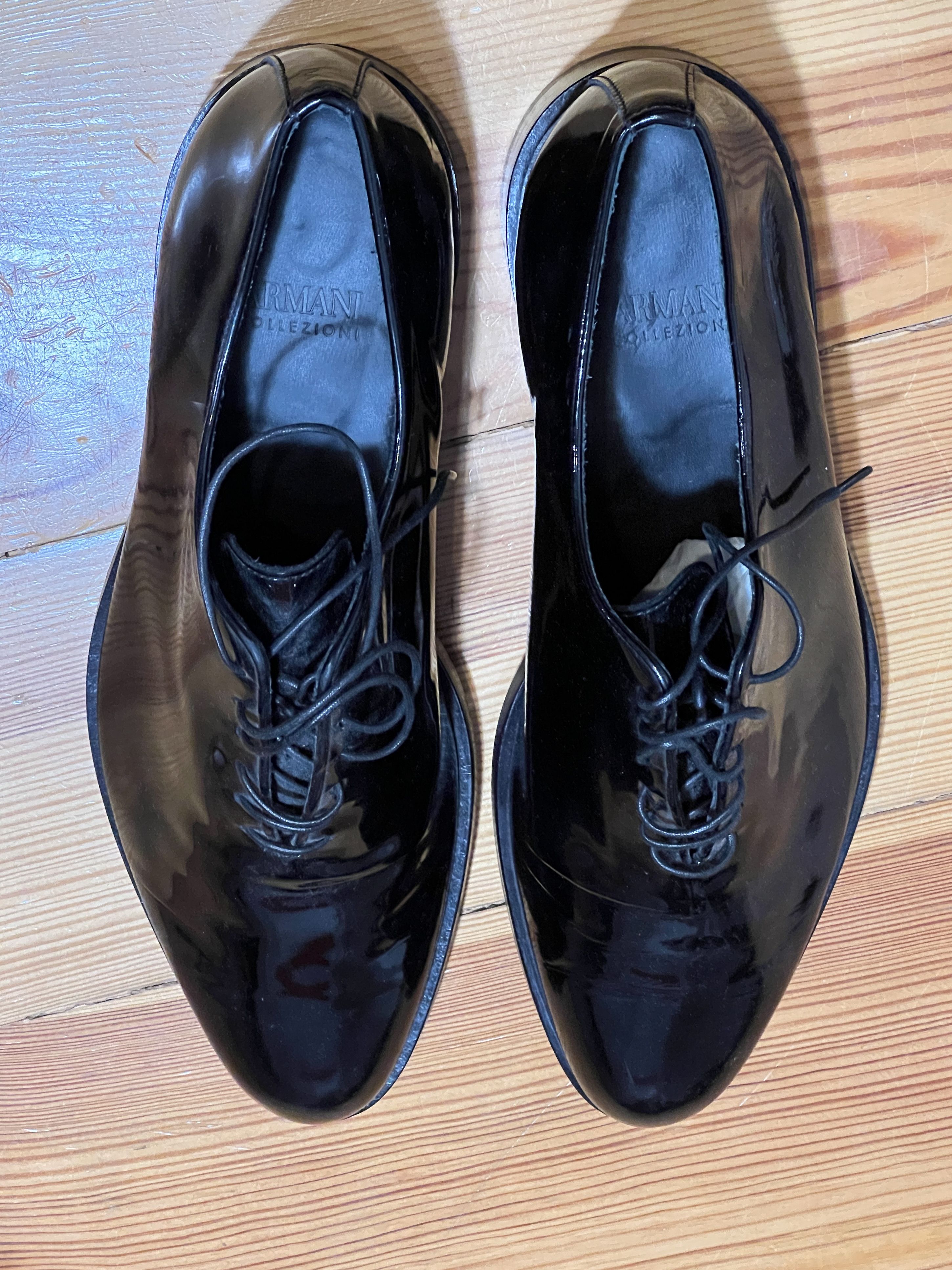 Armani Armani patent leather oxfords Size US 8 / EU 41 - 2 Thumbnail