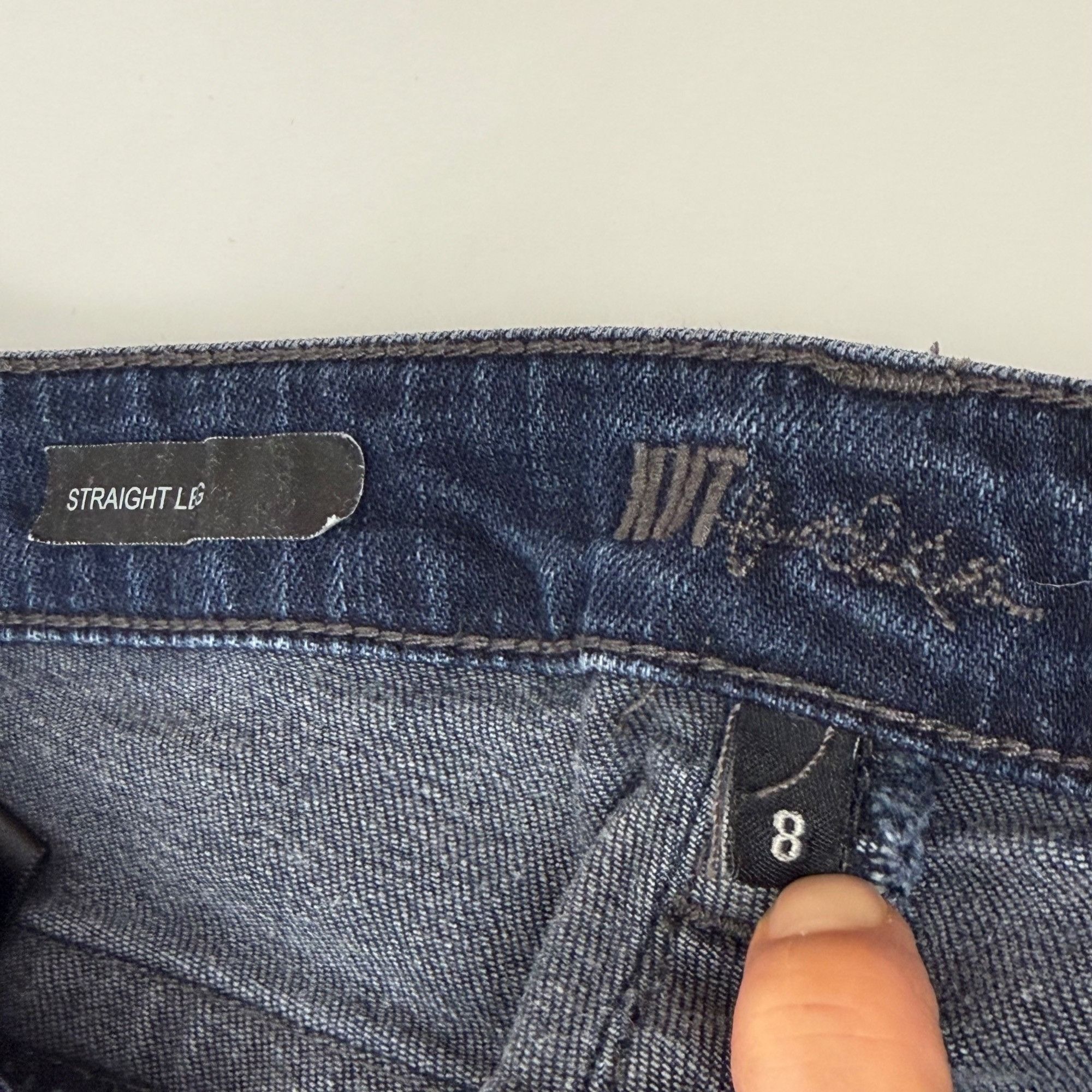 Other Kut from the Kloth Women's Straight Leg Dark Wash Jeans Size Size 30" / US 8 / IT 44 - 3 Thumbnail