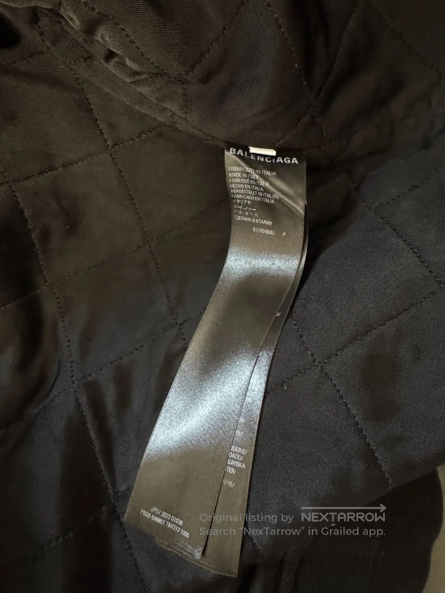 Balenciaga Balenciaga Nylon Satin Zip Hooded Jacket. Size US S / EU 44-46 / 1 - 6 Thumbnail