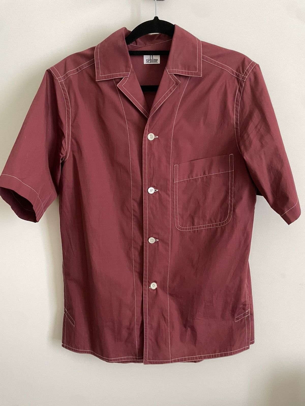 Other Sebline Red Camp Shirt Size US S / EU 44-46 / 1 - 1 Thumbnail