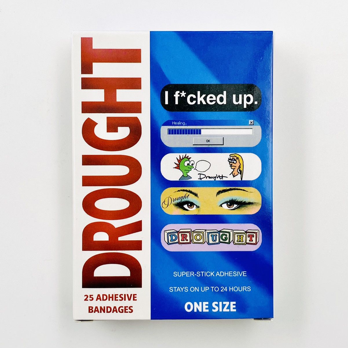 Made In Usa 2023 DROUGHT SUPER STICK ADHESIVE BANDAGES (25 BANDAGES