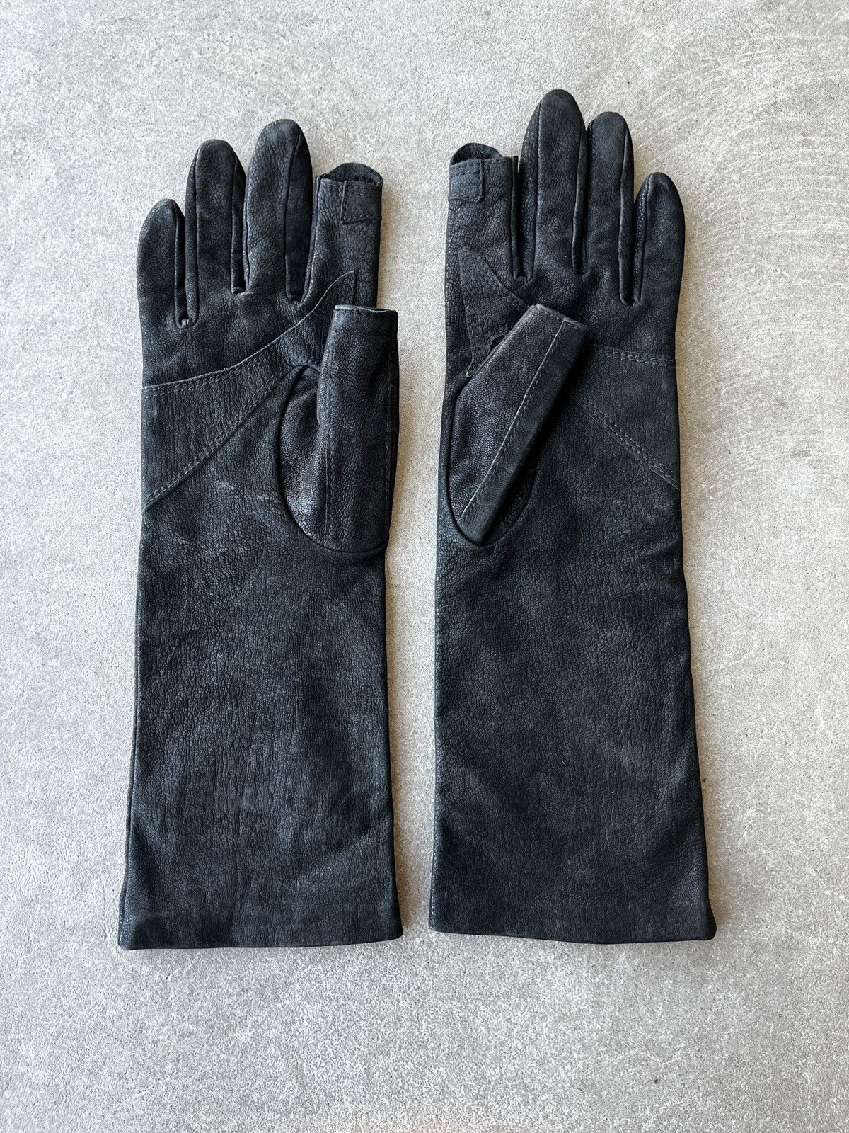 Rick Owens Rick Owens Goatskin Leather Gloves (unisex) Size ONE SIZE - 14 Thumbnail