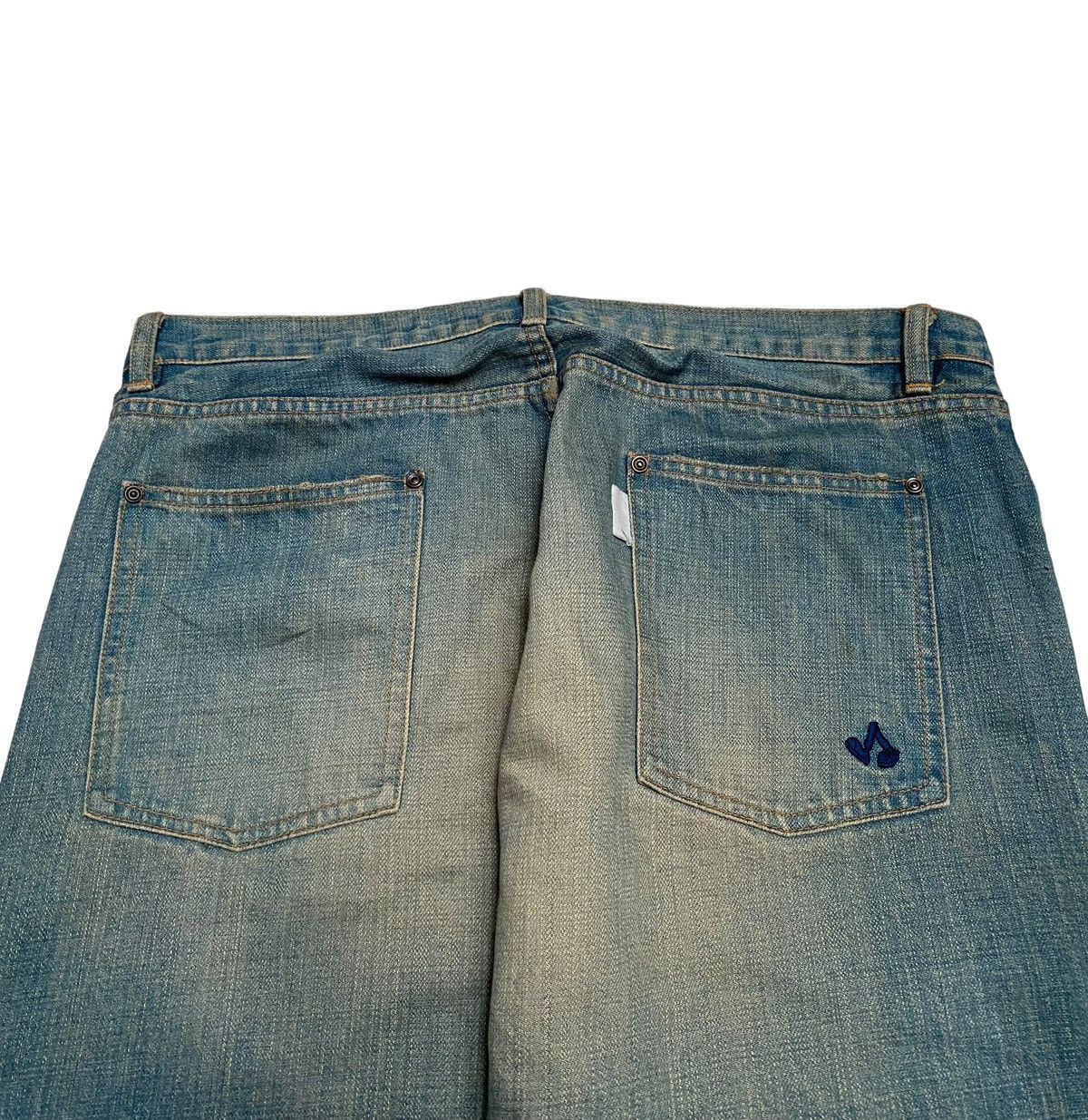 If Six Was Nine × Japanese Brand Rare Design Vintage Japanese Brand FEW Jeans 2000s Size US 35 - 4 Thumbnail
