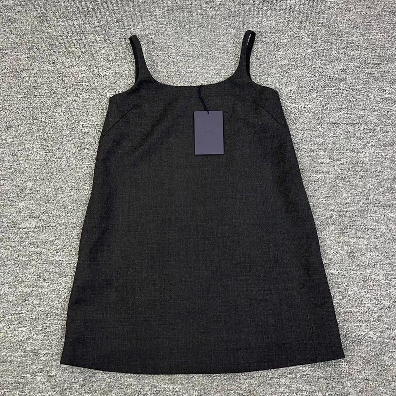 Prada Black Sleeveless Dress Size 38-dmc