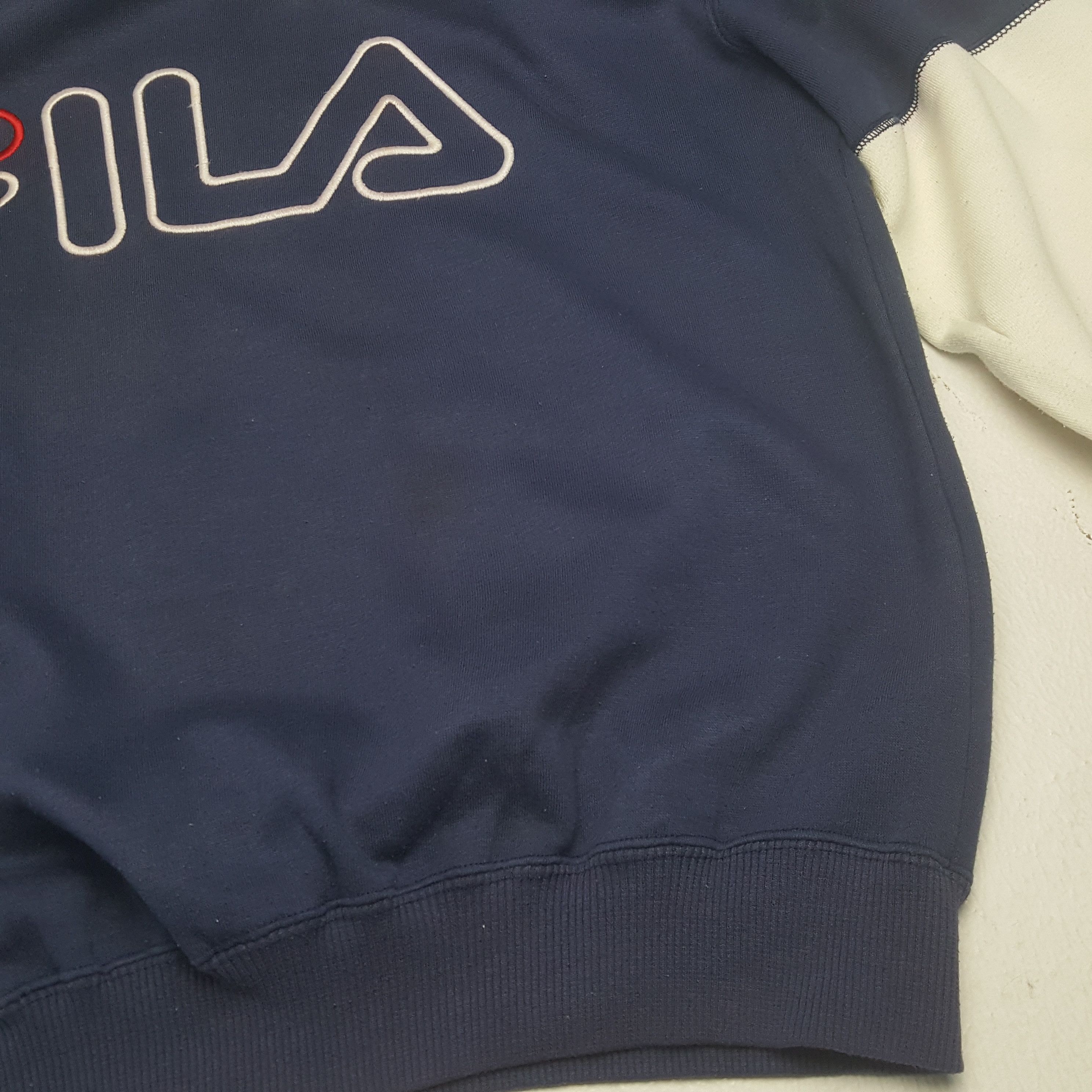 Fila × Vintage Vintage FILA BIELLA ITALIA Sportswear Brand Sweatshirt Size US L / EU 52-54 / 3 - 6 Thumbnail