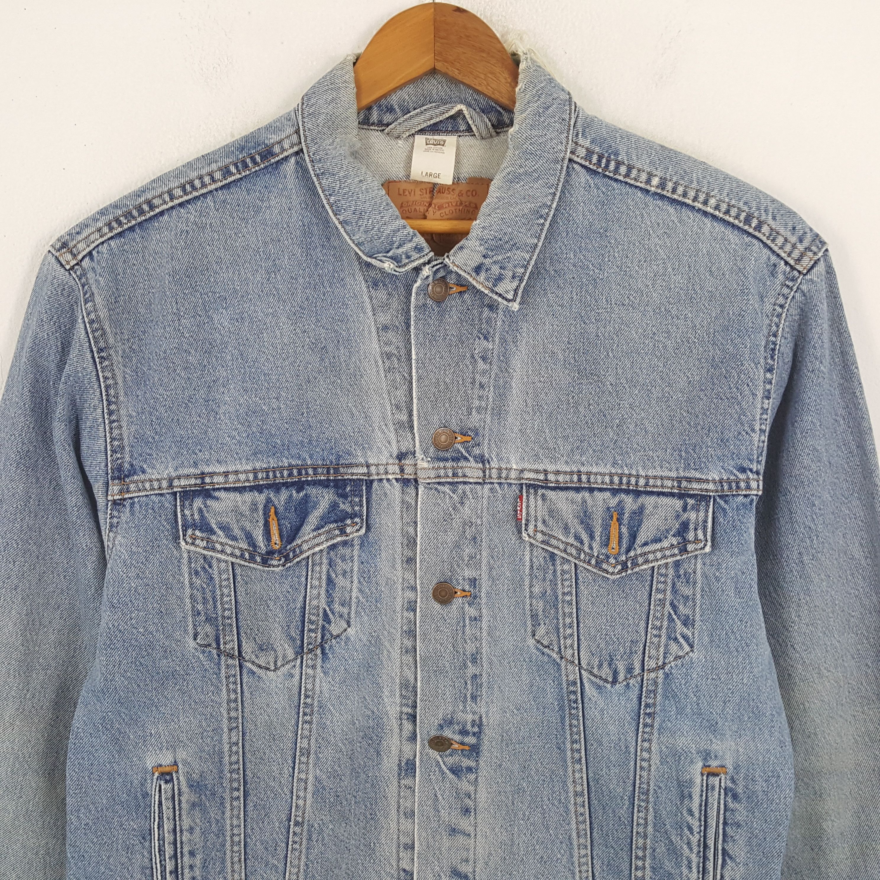Japanese Brand × Levi's × Vintage Vintage LEVI'S x Jamiroquai Rock Band Custom Jacket Size US L / EU 52-54 / 3 - 4 Thumbnail