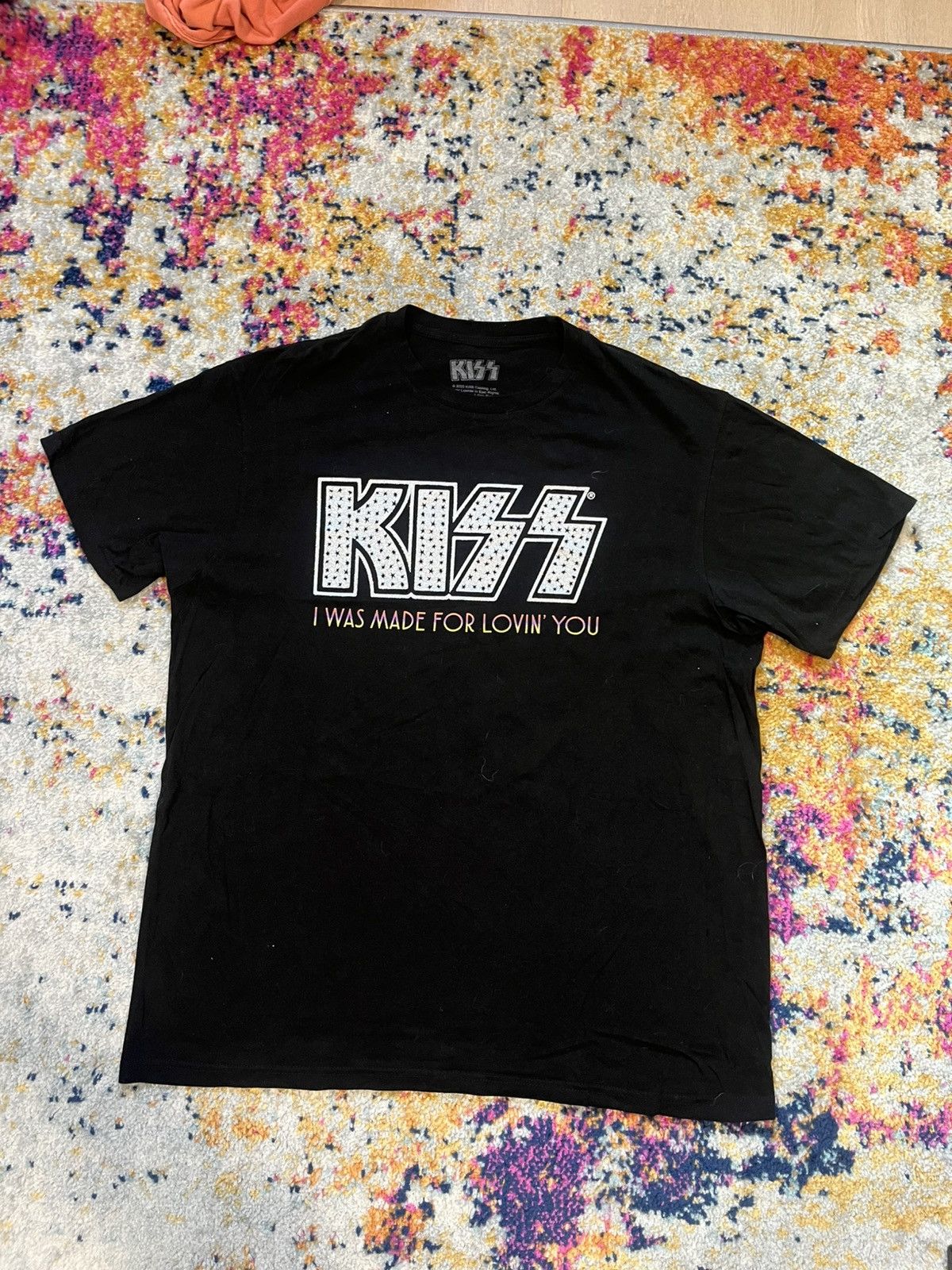 Vintage Kiss Shirt Large Size US L / EU 52-54 / 3 - 1 Thumbnail