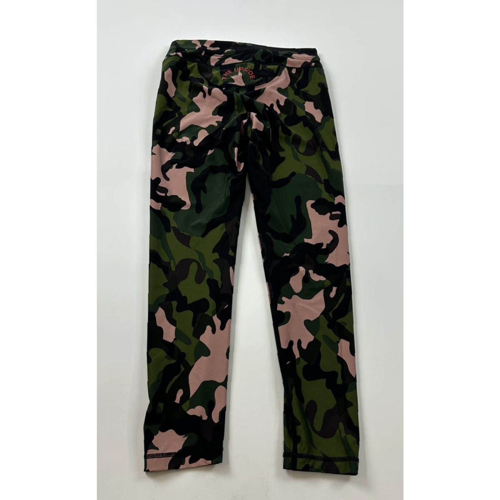 The Upside VINTAGE The Upside Leggings Women’s Small Green Crystal Camo Size 28" / US 6 / IT 42 - 2 Thumbnail