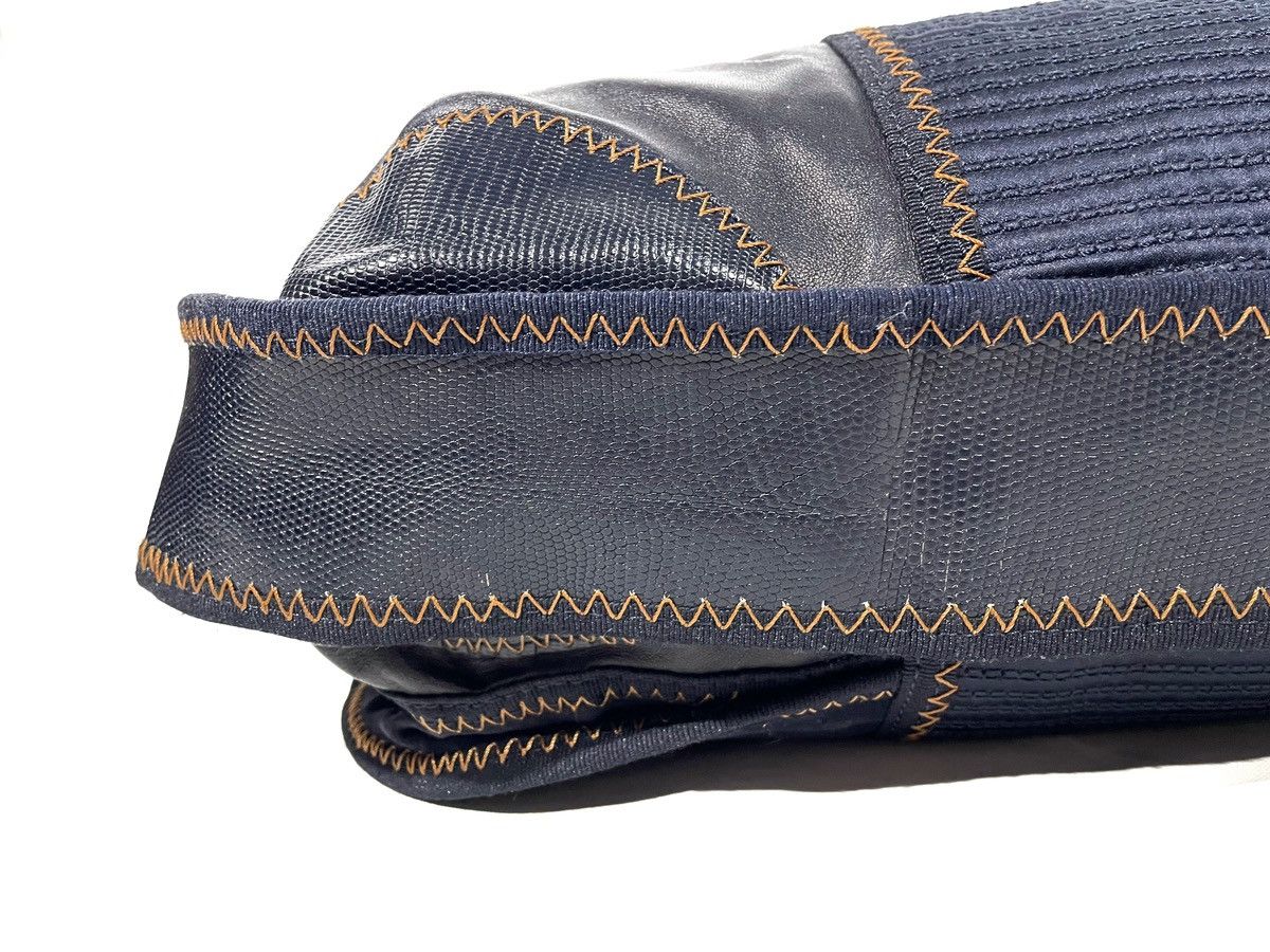 Gianfranco Ferre Gianfranco Ferre Blue Shoulder Limited Bag Crocodile Leather Size ONE SIZE - 12 Thumbnail