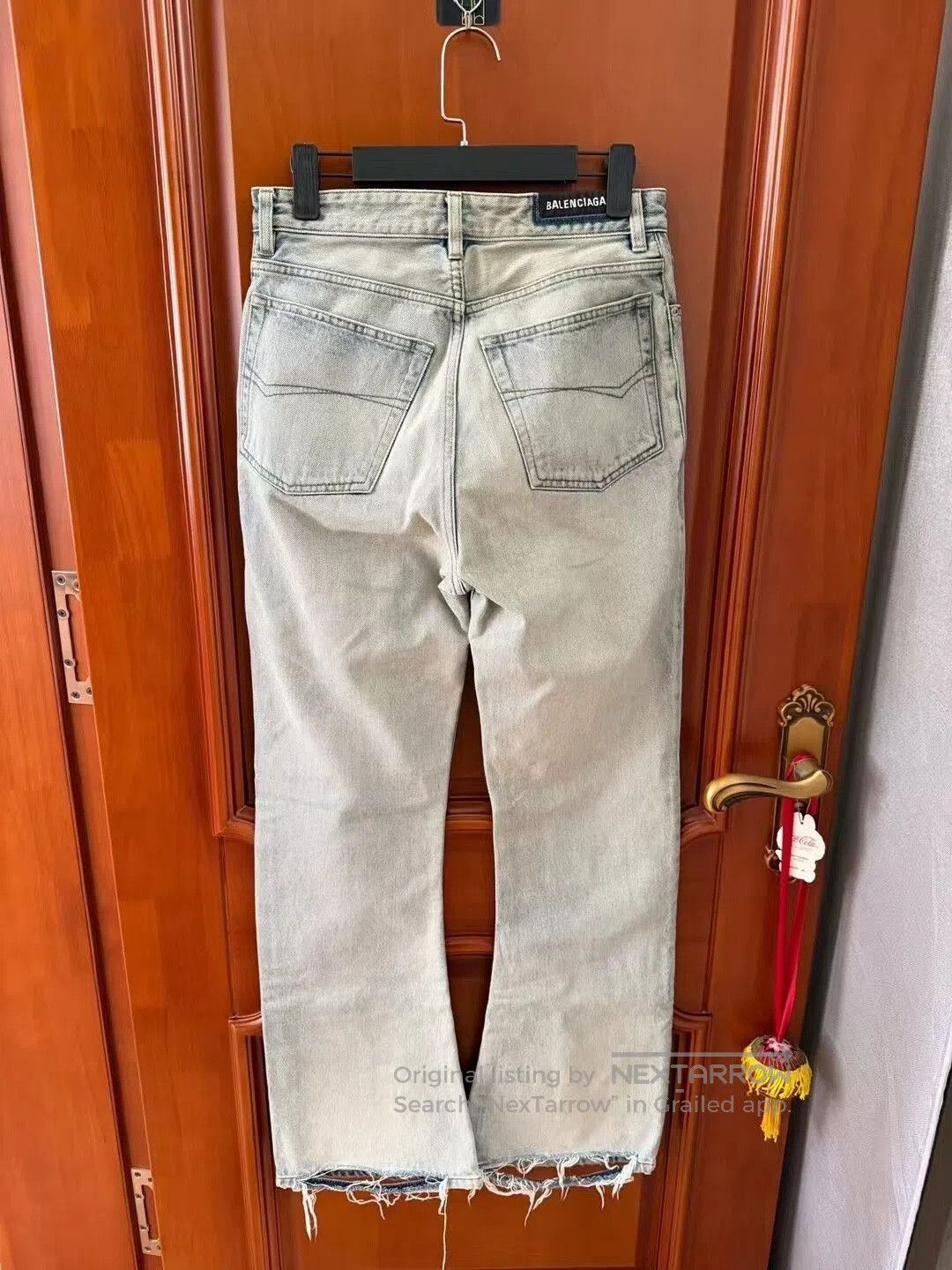 Balenciaga Balenciaga Distressed Hem Jeans M. Size US 32 / EU 48 - 2 Thumbnail
