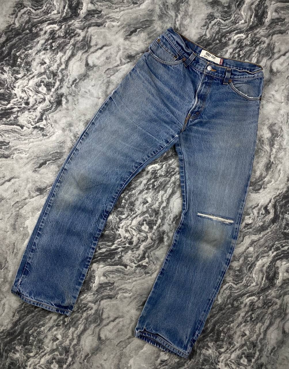 Levi's Vintage Levis 517 Boot Cut Denim Jeans Men Size 33 Blue Size US 33 - 7 Thumbnail