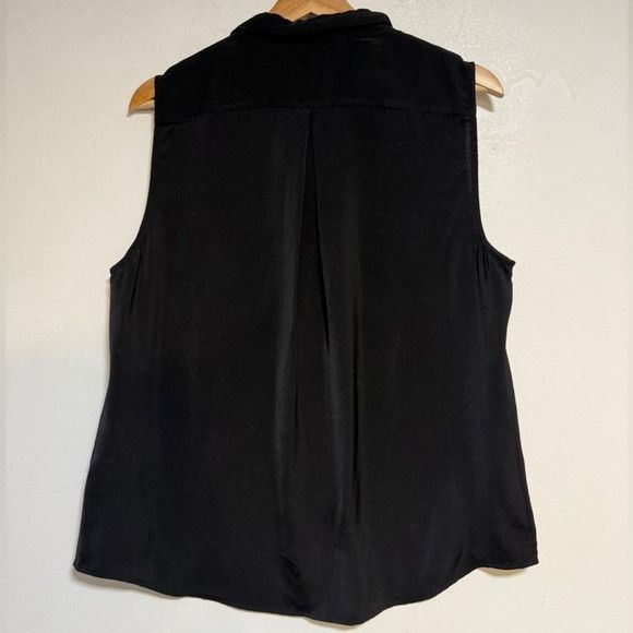 Joie Joie Sleeveless Black Button-Down Blouse XS Size XS / US 0-2 / IT 36-38 - 5 Thumbnail