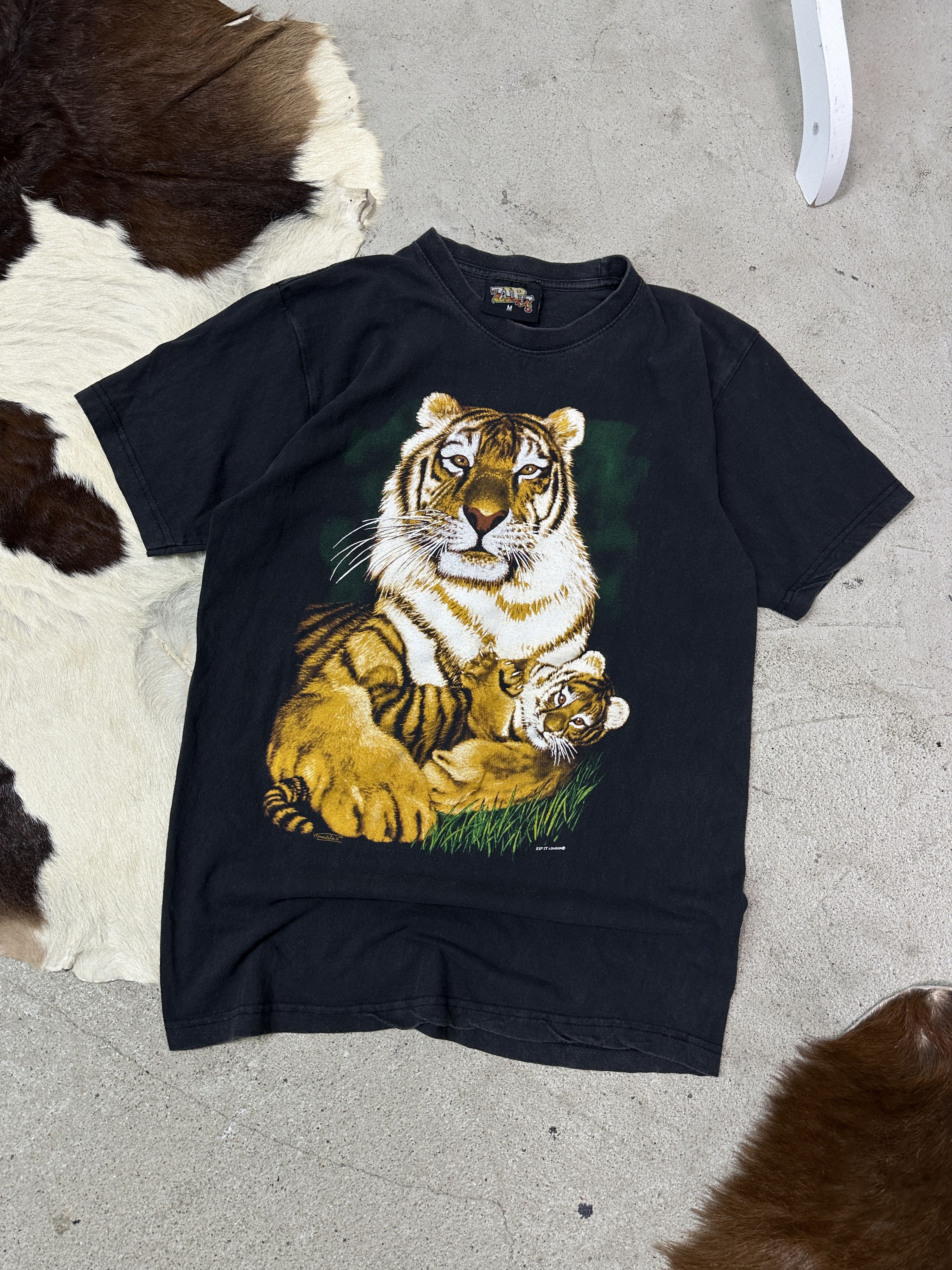Vintage Vintage Streetwear Tiger Little Tiger Print T-shirt Y2K Size US M / EU 48-50 / 2 - 1 Thumbnail
