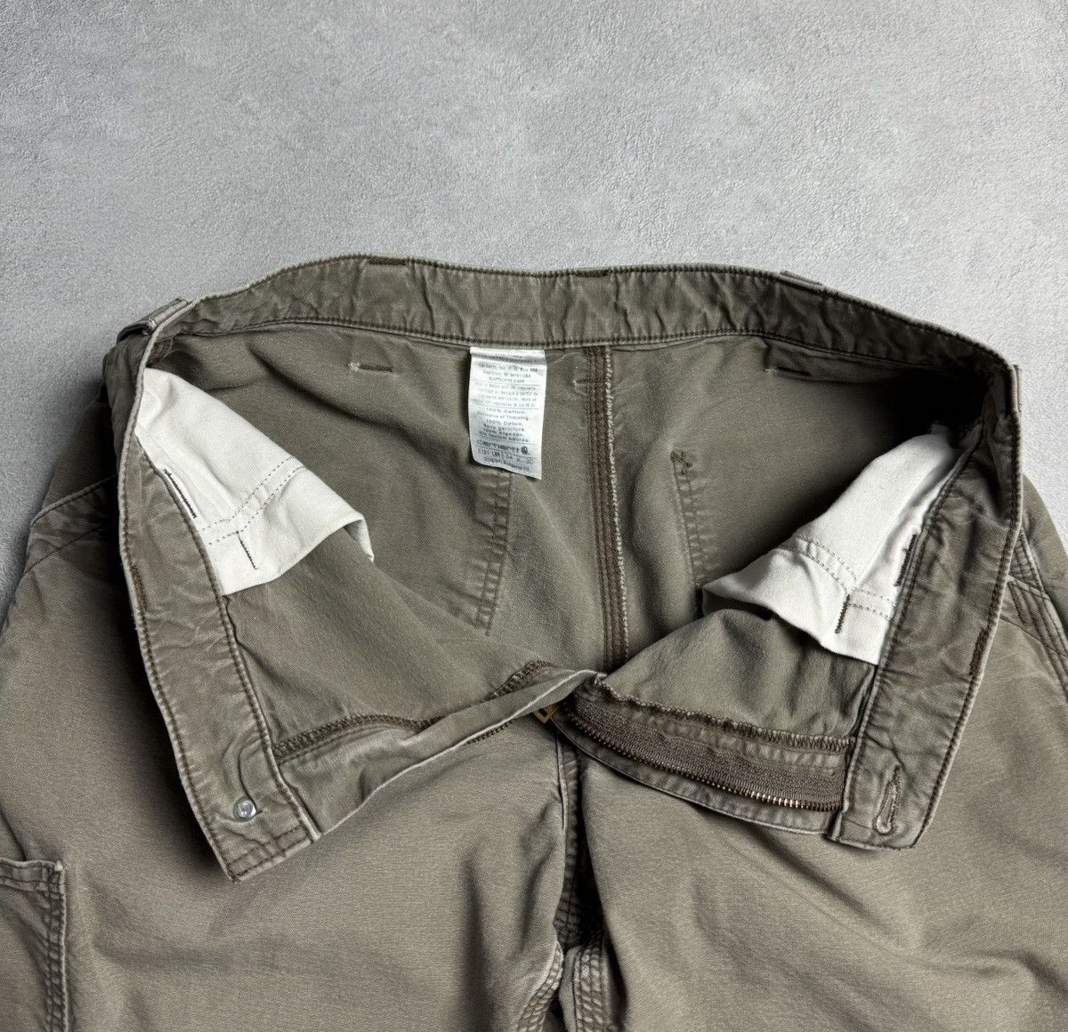 Carhartt × Vintage Carhartt Vintage 90s Straight Faded Carpenter Pants sz 34/30 Size US 34 / EU 50 - 10 Thumbnail