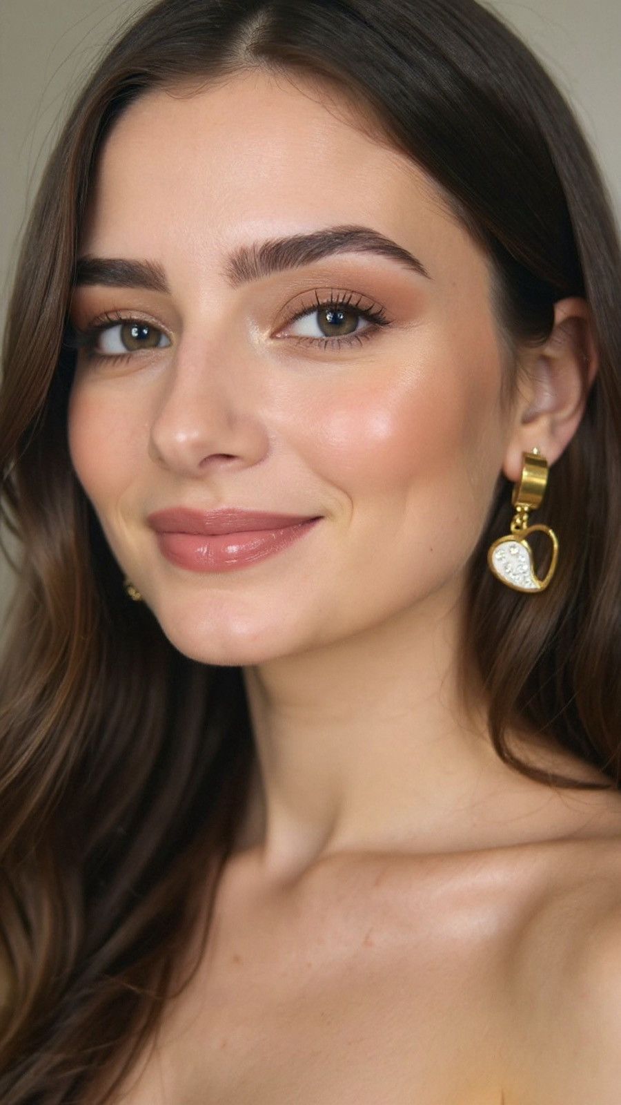 Other Anti Tarnish Golden Earrings Size ONE SIZE - 3 Thumbnail