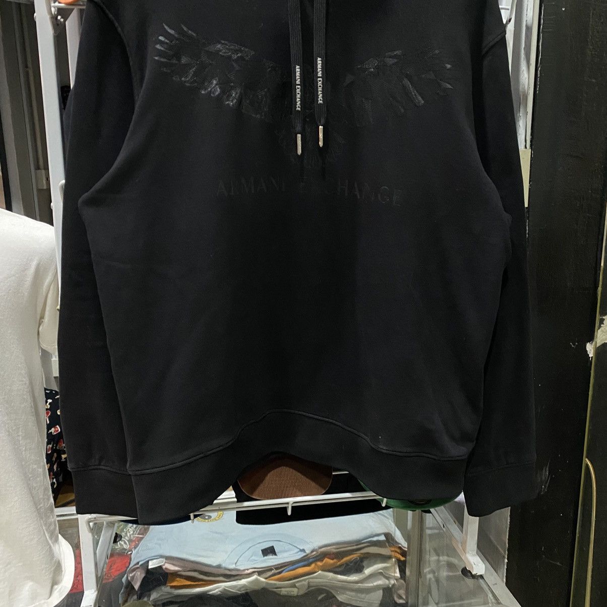 Armani Exchange Armani Exchange Eagle Print Hoodie Size US XL / EU 56 / 4 - 4 Thumbnail
