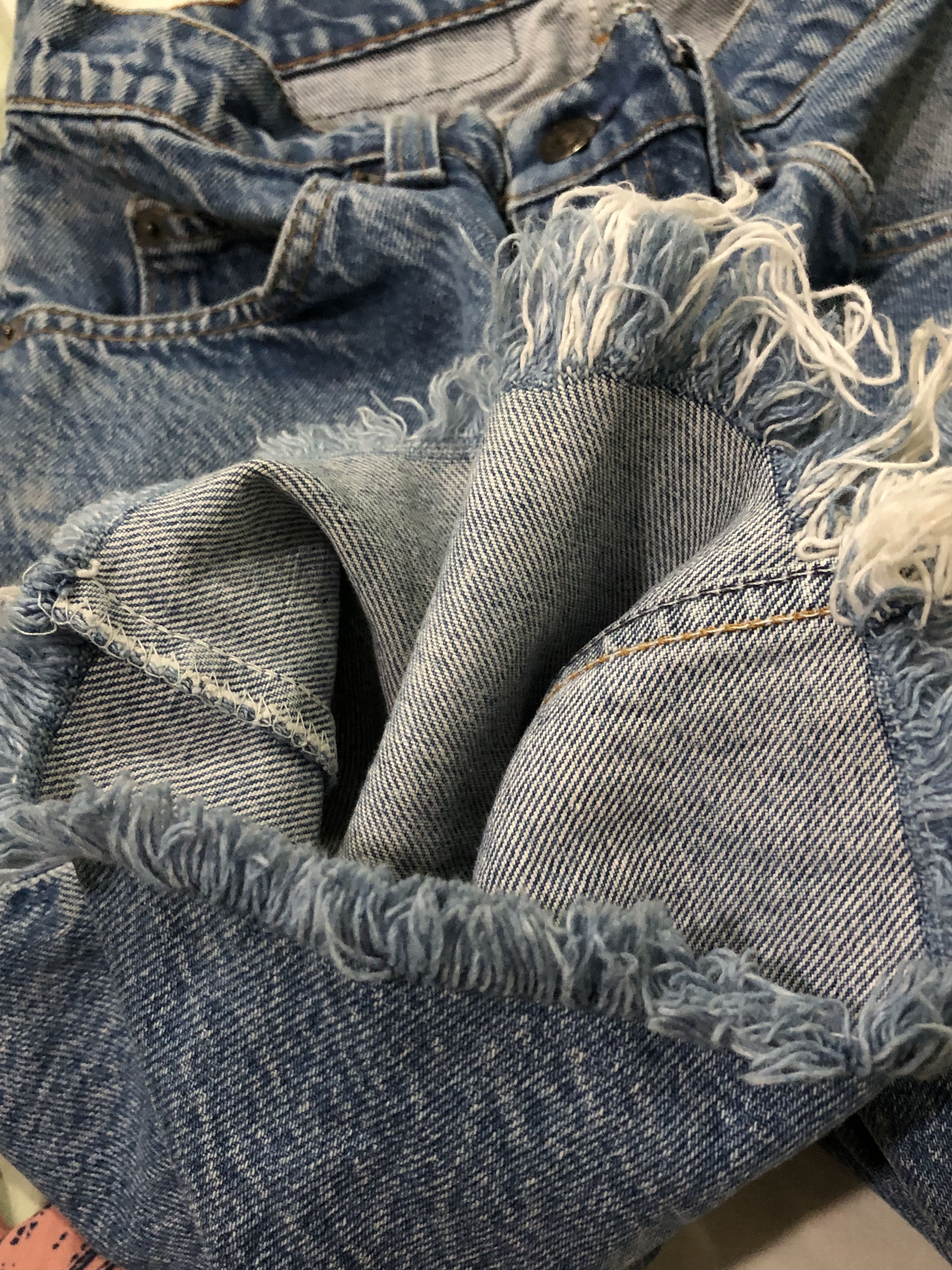 Levi's × Vintage Vintage Distressed Levis Cropped Denim Size US 30 / EU 46 - 8 Thumbnail