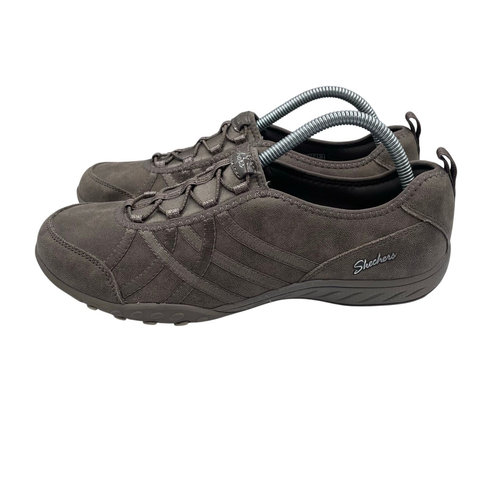 SKECHERS Skechers Breathe Easy Days End Taupe Shoes Slip On Womens 10 Size US 10 / IT 40 - 1 Thumbnail