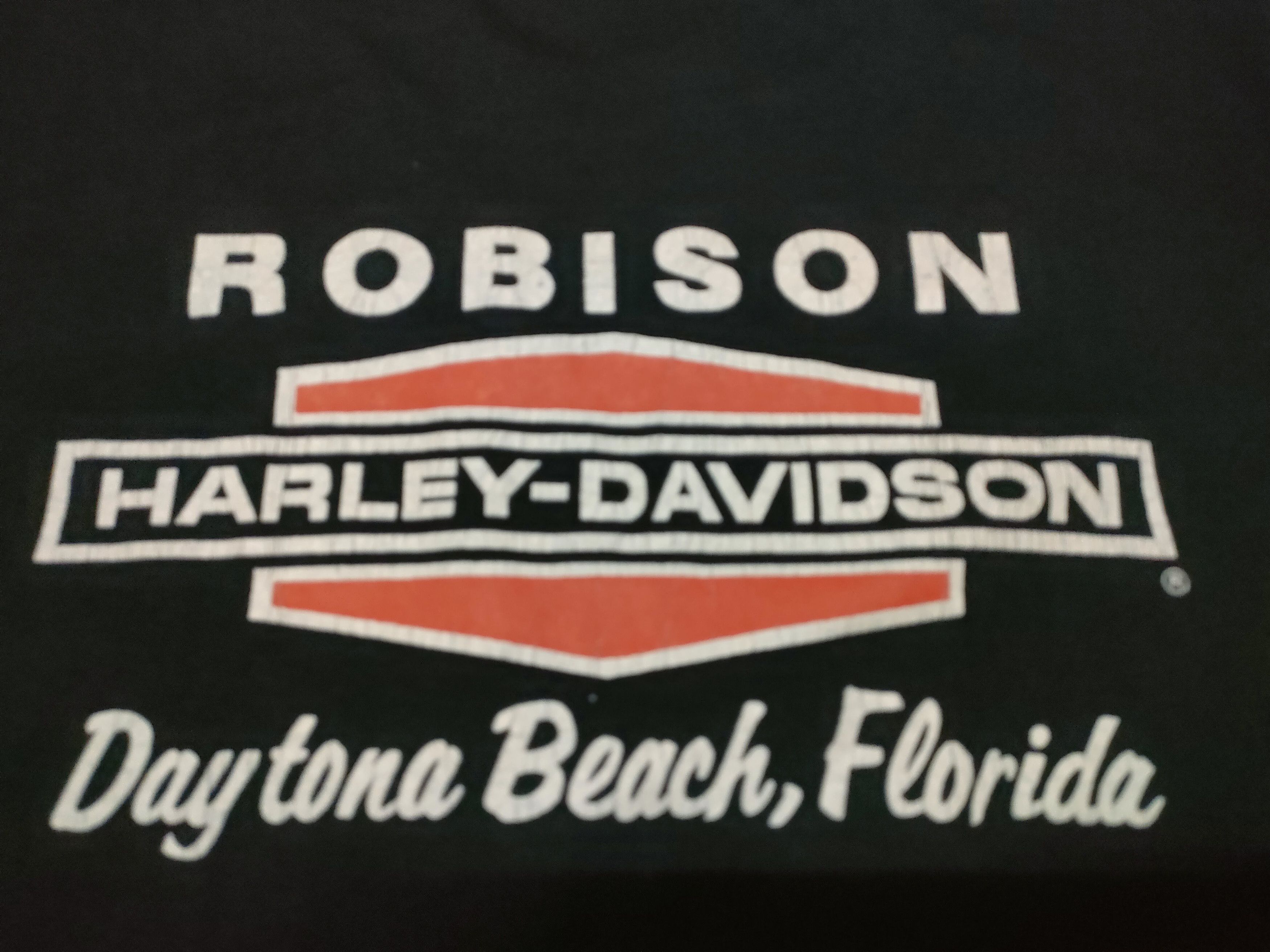 Harley Davidson × Vintage Vintage Harley Davidson Robinson Bike Week 3D Emblem T-Shirt Size US M / EU 48-50 / 2 - 9 Thumbnail