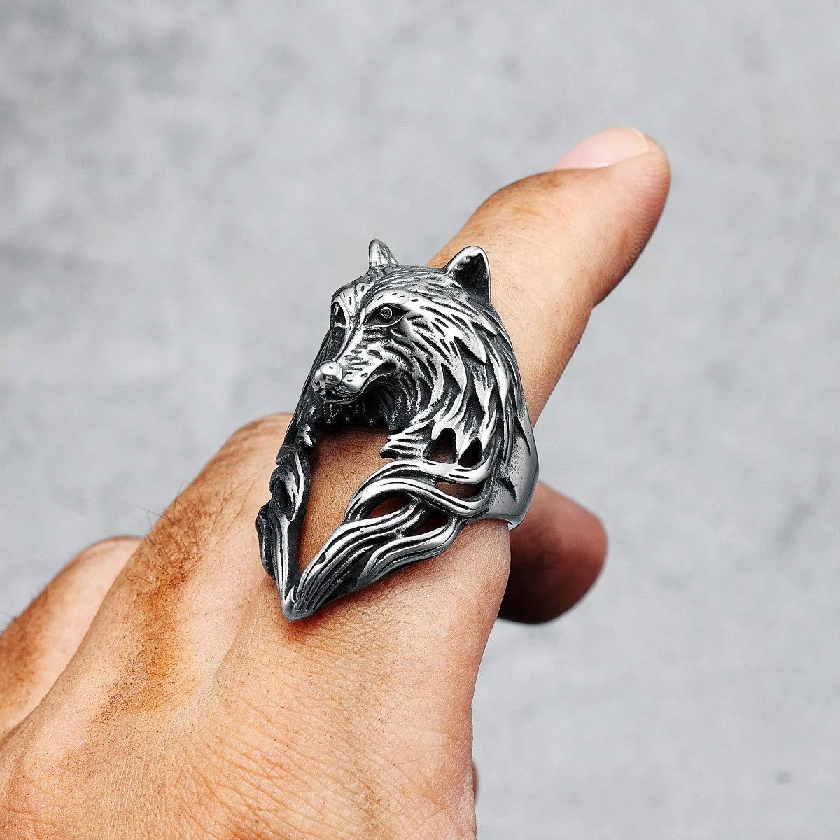 Jewelry Fox Ring Streetwear Jewelry Fashion Gift Size ONE SIZE - 1 Thumbnail