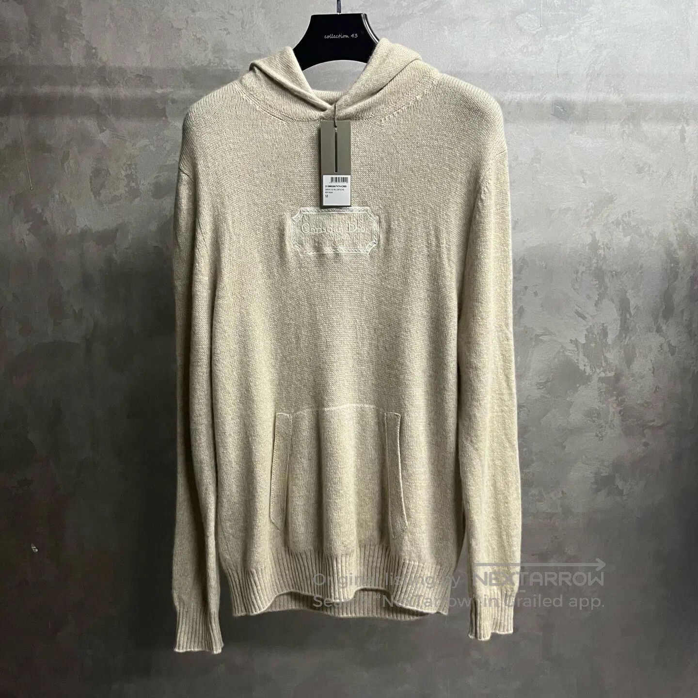 Dior Dior Alphabet Logo Print Knit Kap-Down Hoodie| Size US M / EU 48-50 / 2 - 1 Thumbnail