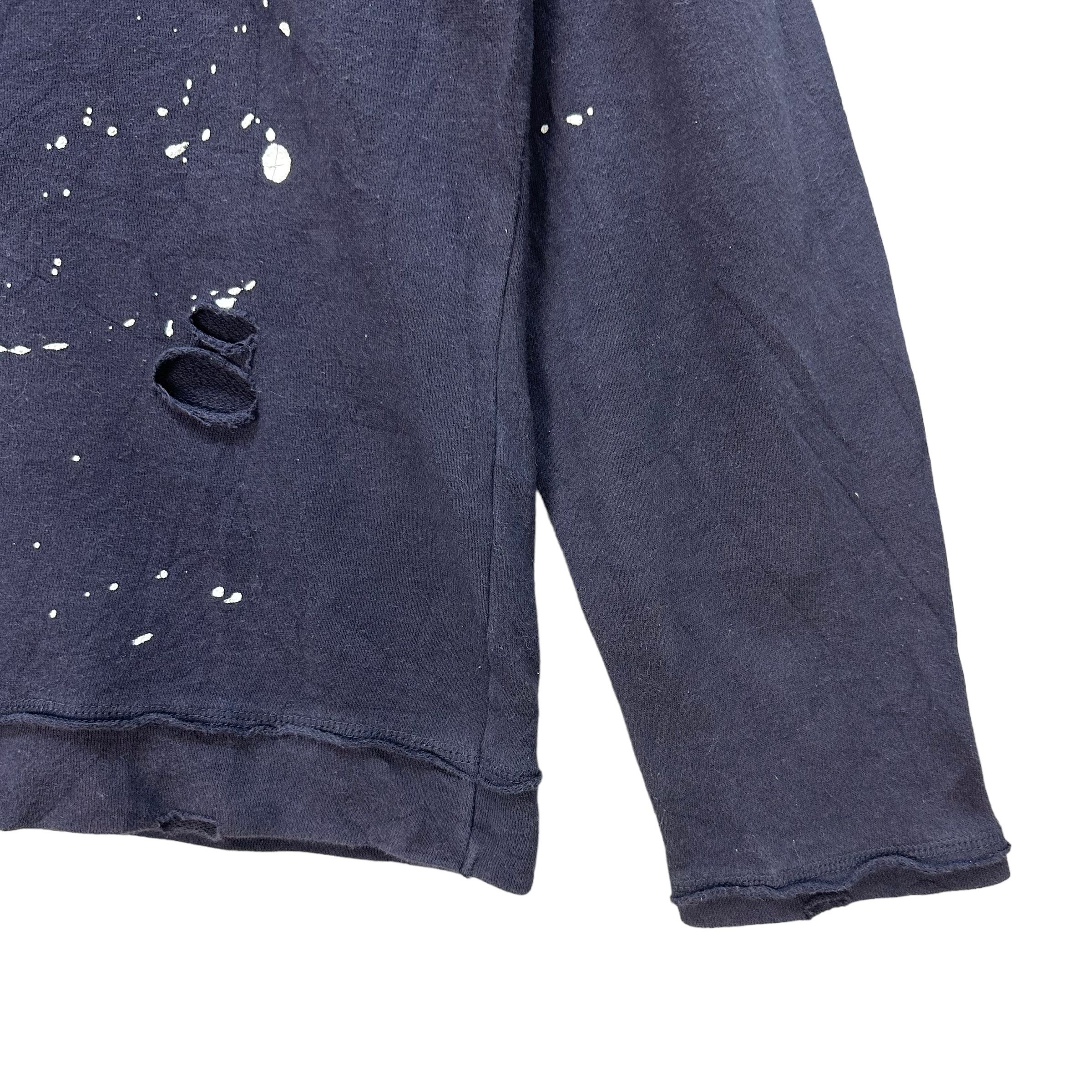 Japanese Brand TRASHED🔥 RIMASTER PAINT SPLATTER SWEATER #8305-002 Size US L / EU 52-54 / 3 - 5 Thumbnail