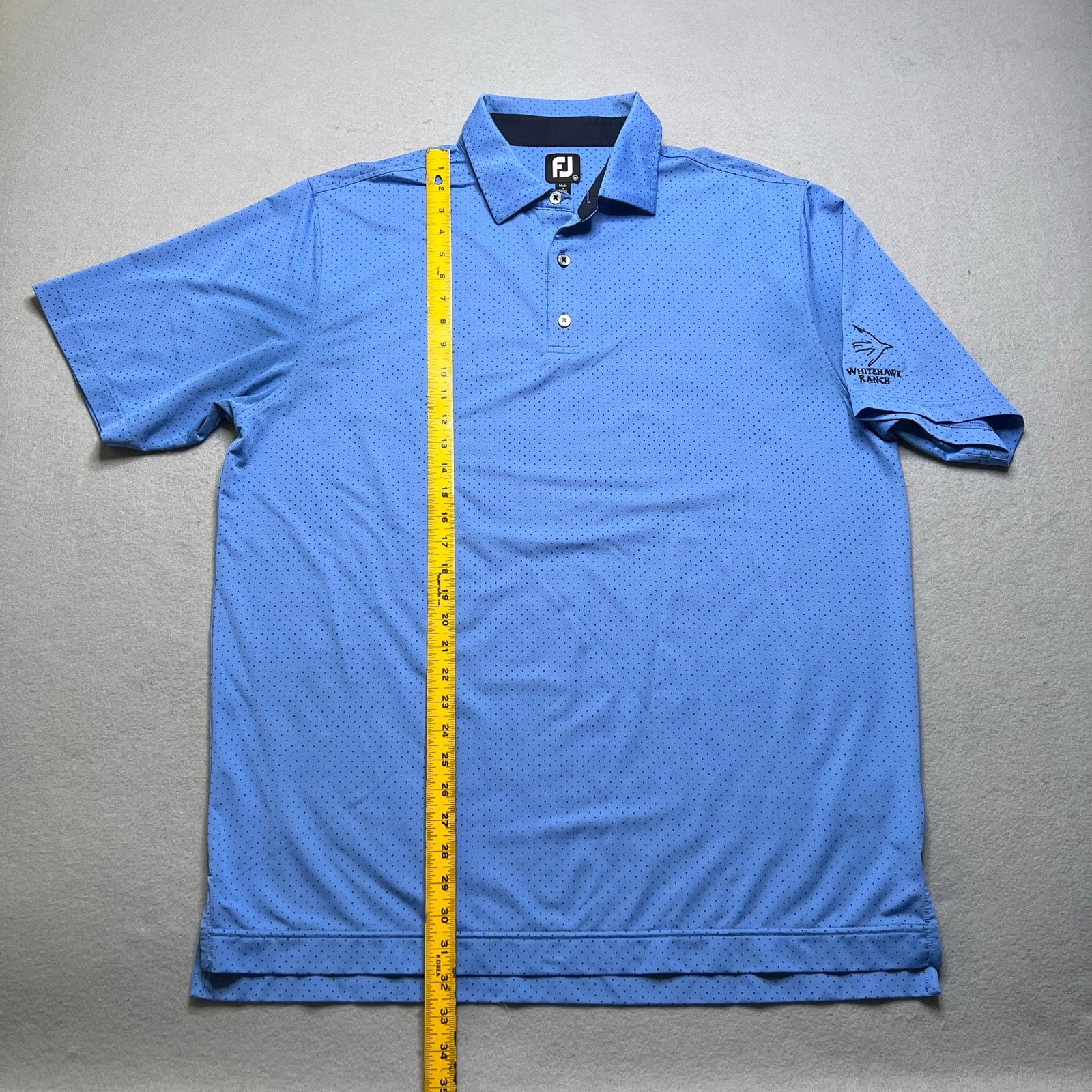 Footjoy FootJoy FJ Golf Polo Shirt Men’s XL Blue Polka Dot casual Size US XL / EU 56 / 4 - 4 Thumbnail
