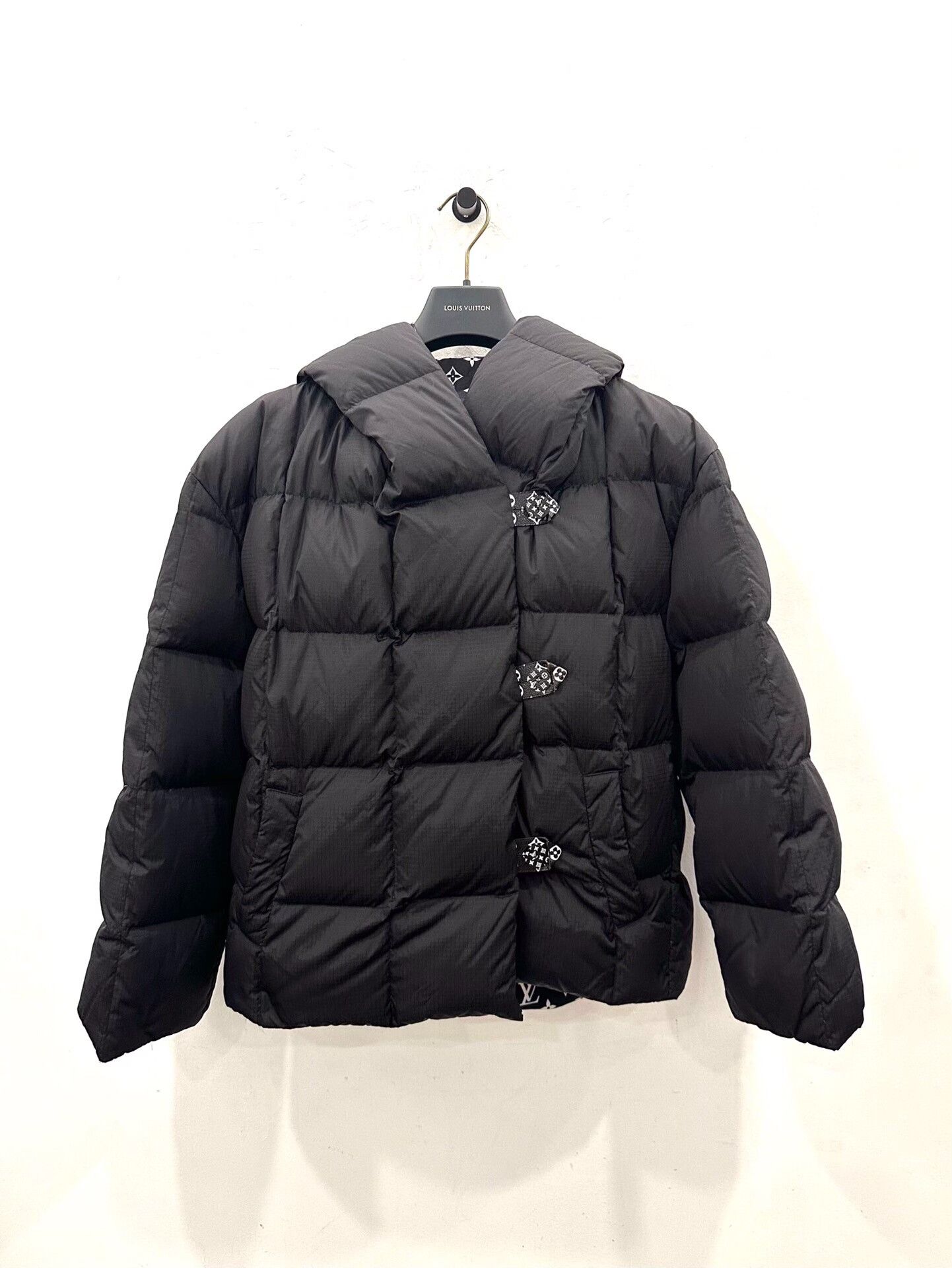 Louis Vuitton Capsule Women's Black Monogram Down Jacket