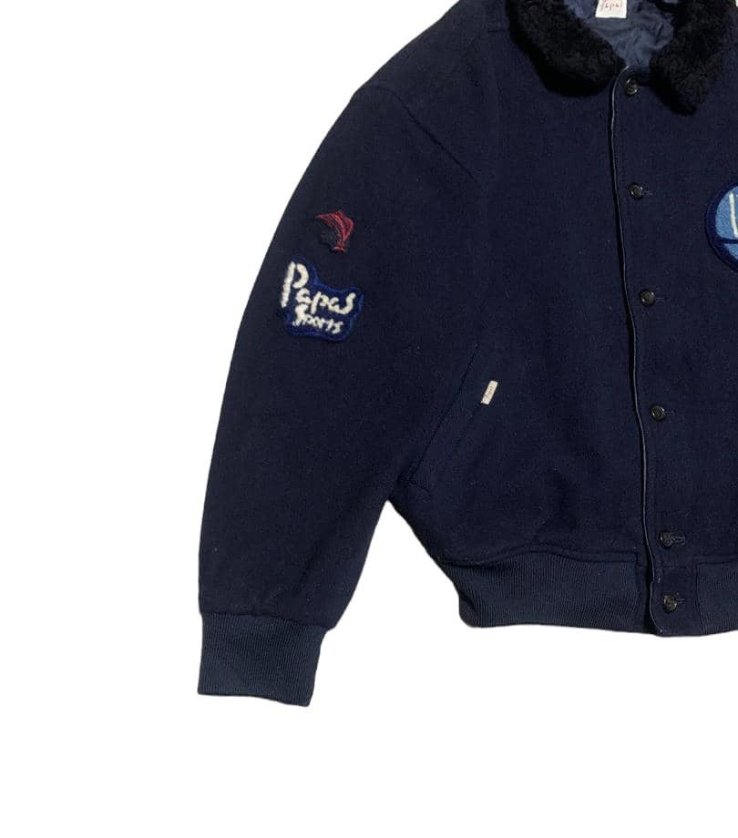 Issey Miyake Vintage Papas Issey Miyake Wool Varsity Jacket Size US M / EU 48-50 / 2 - 3 Thumbnail