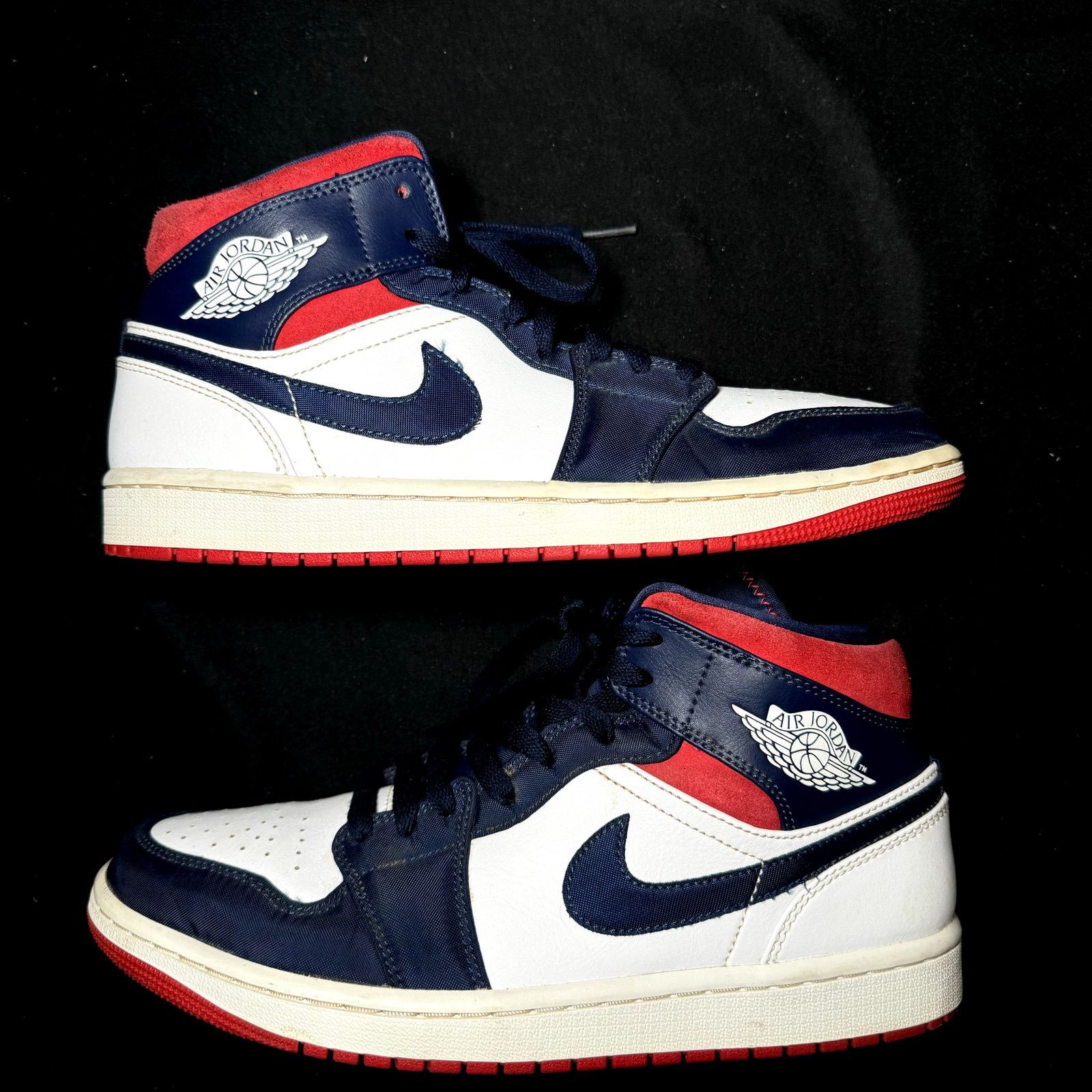 Jordan Brand × Nike Nike Air Jordan 1 Mid SE Olympic Men's Shoes - Size 9.5 Size US 9.5 / EU 42-43 - 2 Thumbnail