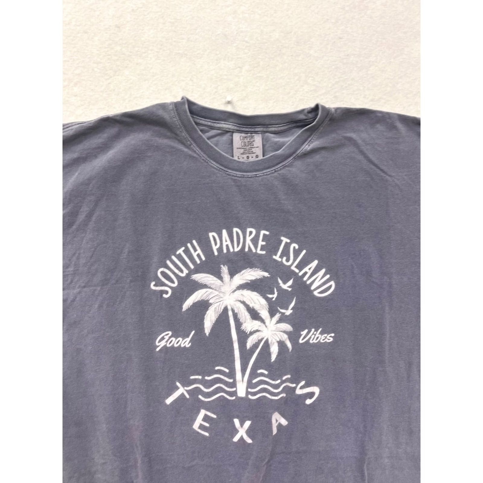 Comfort Colors South Padre Island Graphic Shirt Large Comfort Colors #8814 Size US L / EU 52-54 / 3 - 6 Thumbnail