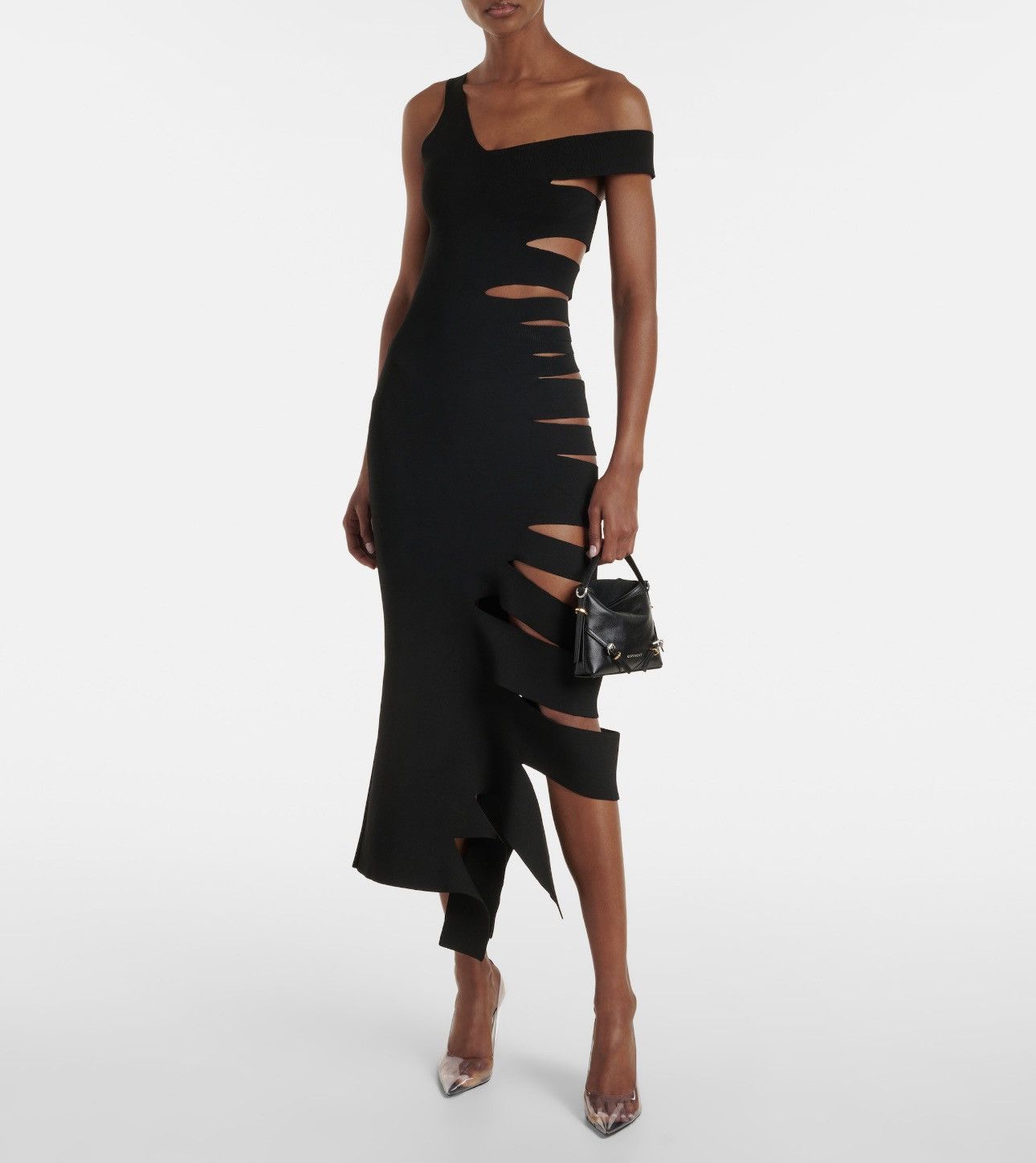 Mugler Mugler cutout midi dress bandage Size S / US 4 / IT 40 - 2 Thumbnail