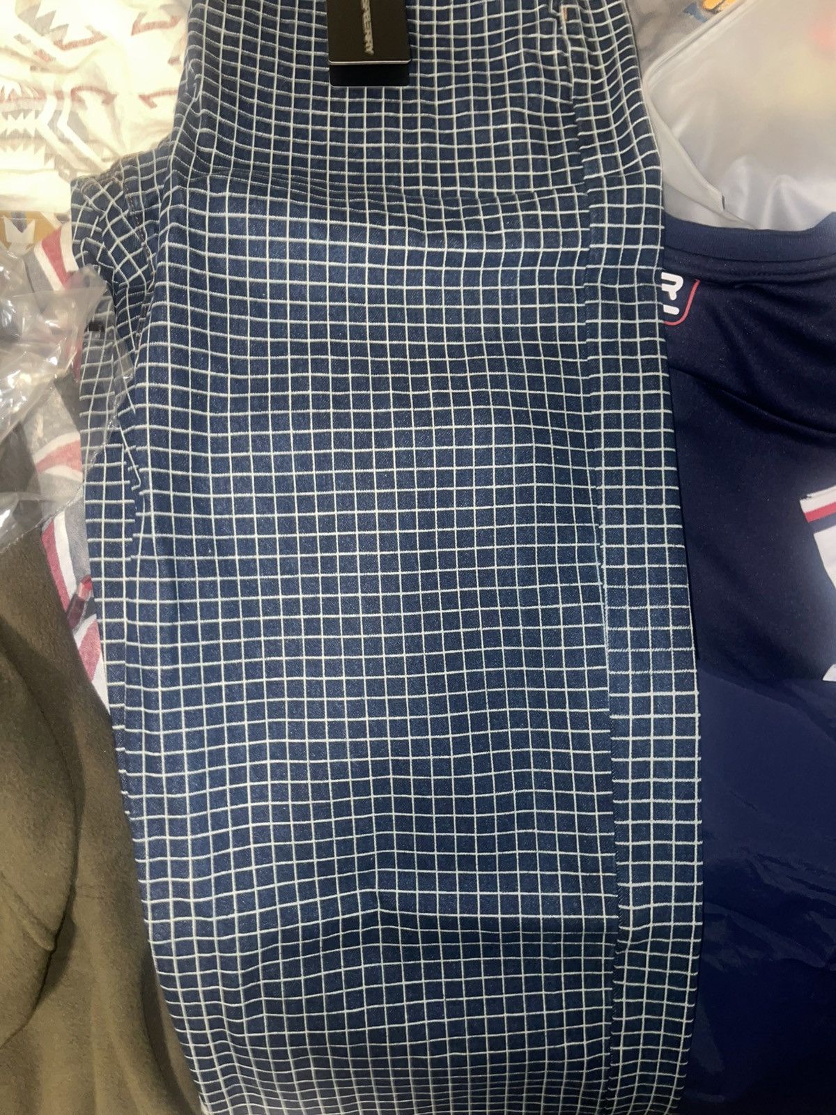 The GV Gallery The Gv Gallery Checkered Denim Size US 32 / EU 48 - 2 Thumbnail