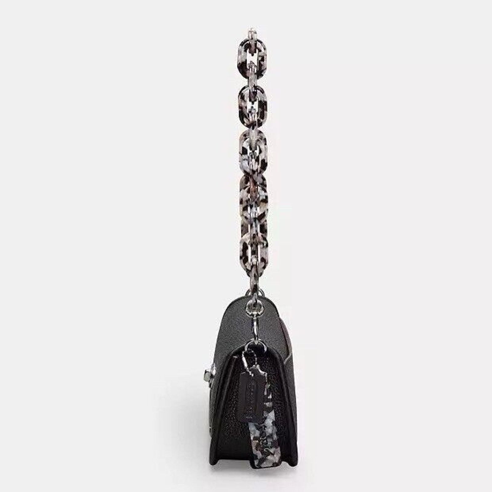 Coach NWT Coach Wavy Dinky Bag Shoulde Crossbody Black CK113 Size ONE SIZE - 12 Thumbnail