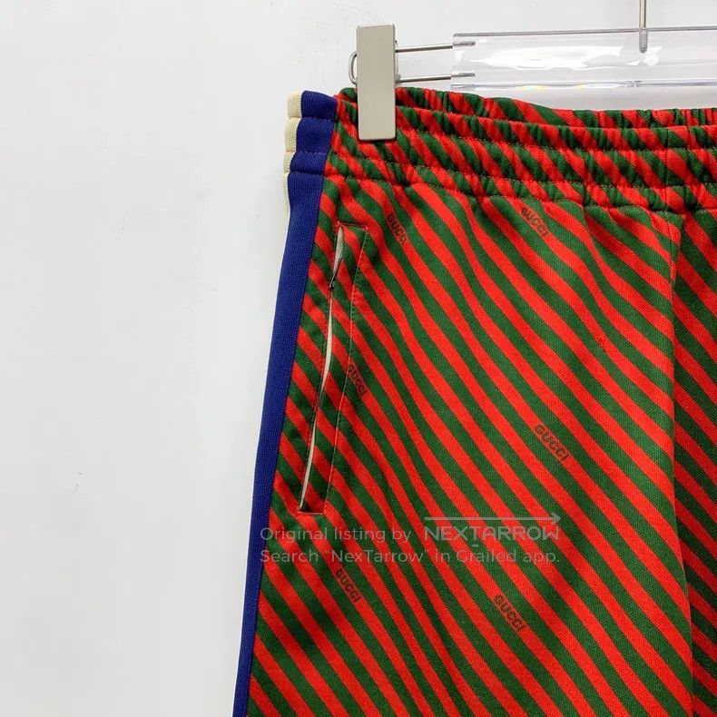 Gucci Gucci Size S Colour-block striped cotton elastic waist casu Size 24" / US 00 / IT 34 - 3 Thumbnail