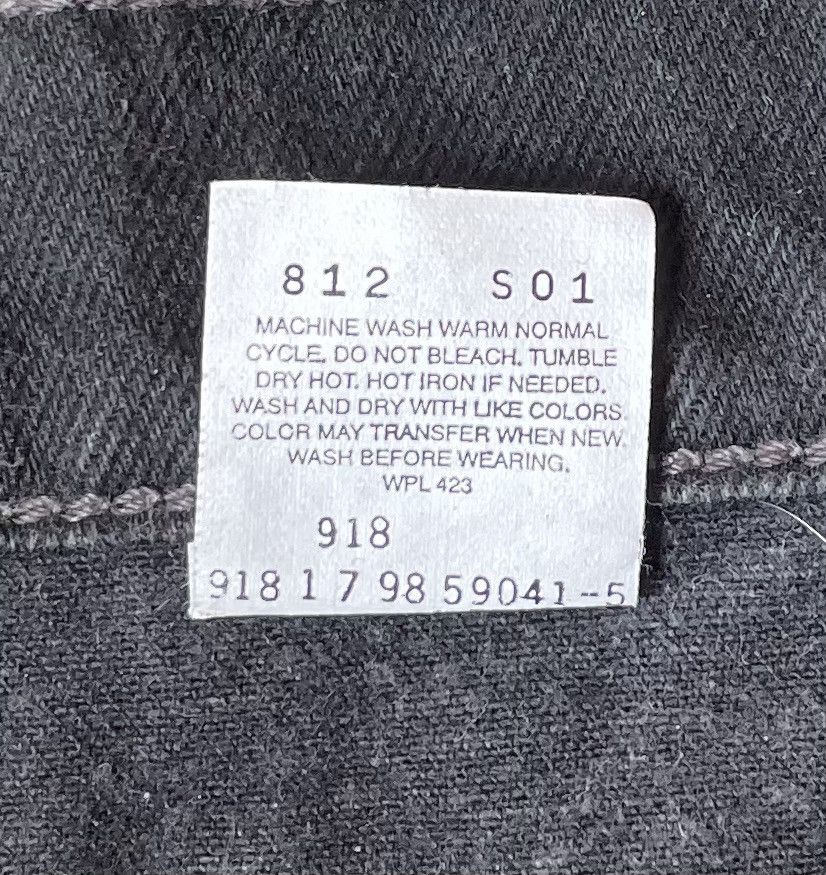 Levi's Vintage LEVI'S 505 black denim jeans 33x32 Size US 33 - 3 Thumbnail