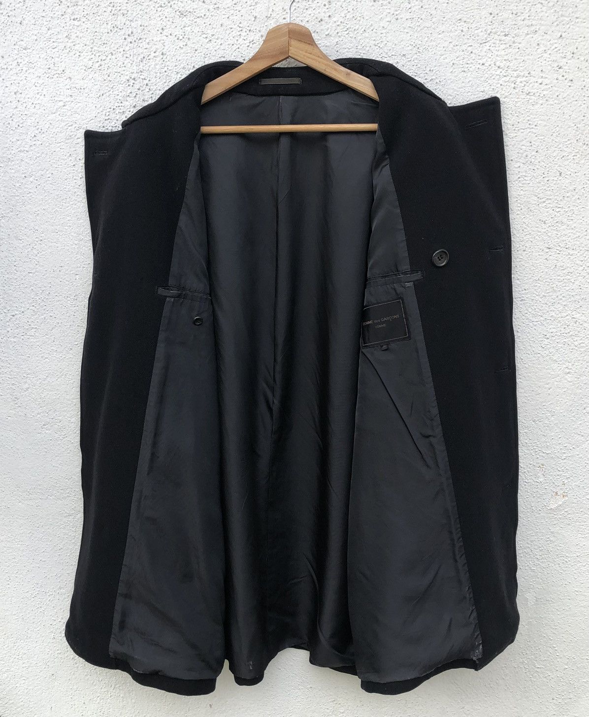 Comme des Garcons VTG 1988 COMME des GARÇONS Homme Long Peacoat Jacket Size US M / EU 48-50 / 2 - 12 Thumbnail