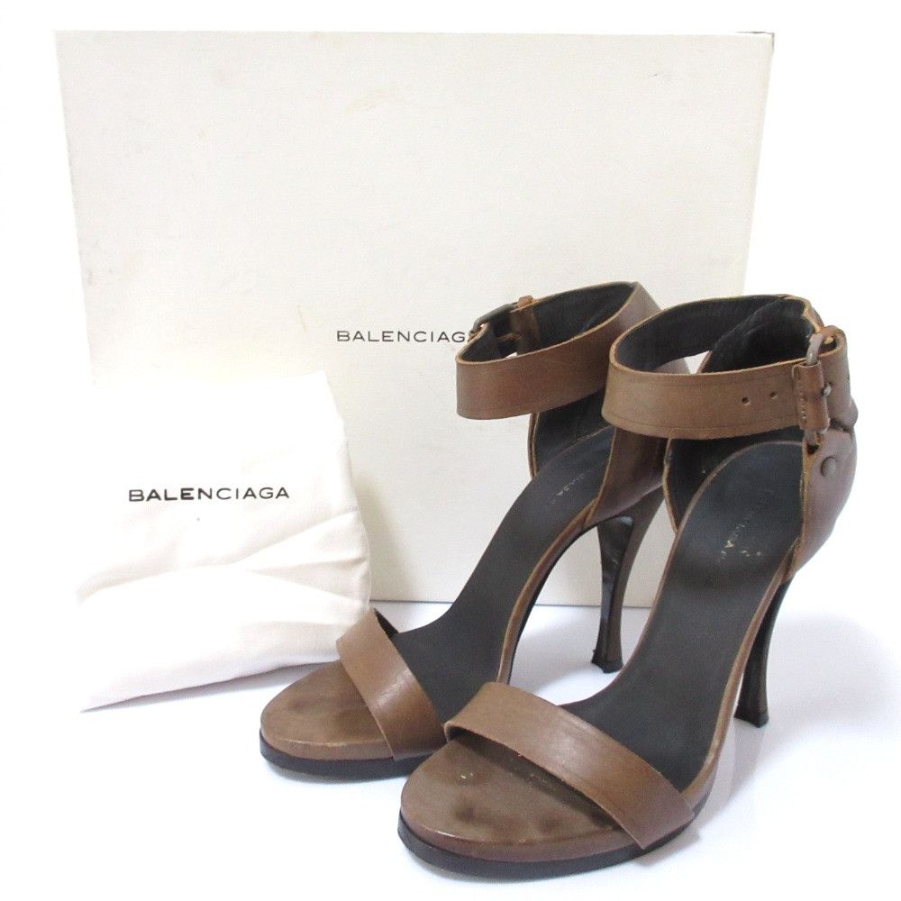 Balenciaga Balenciaga Leather Sandals Leather Shoes DUTY FREE for USA