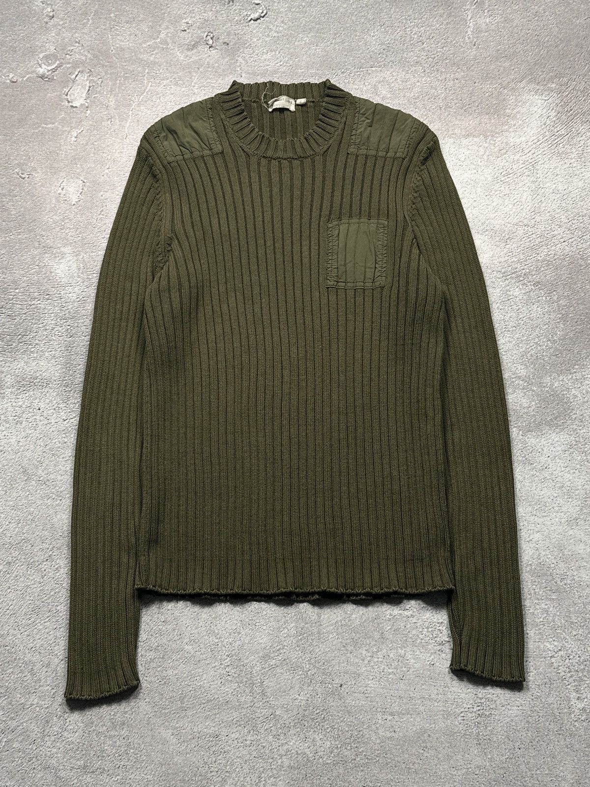 Helmut Lang Helmut Lang F/W 2020 wool green sweater | Grailed