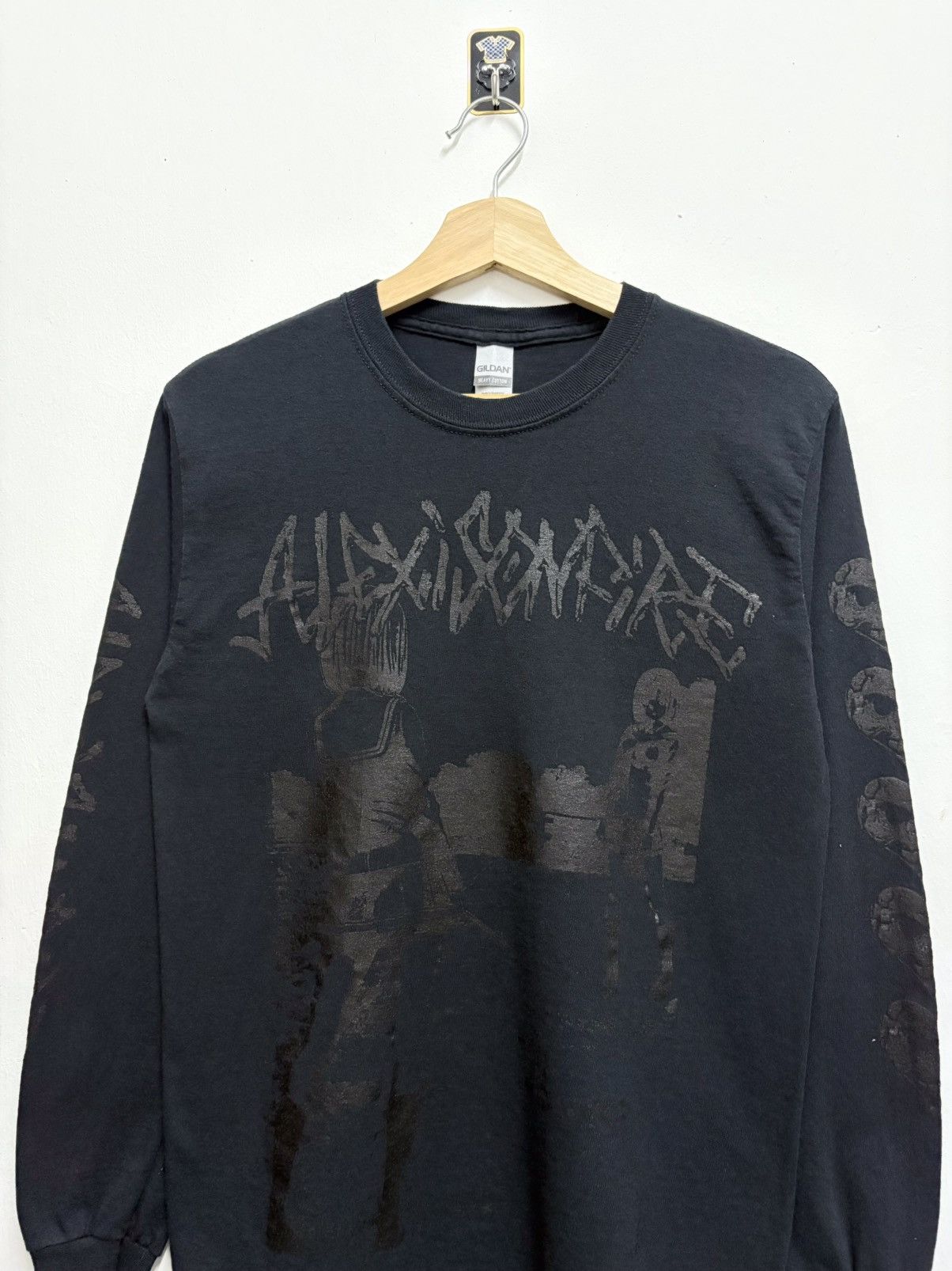 Band Tees × Vintage 2000's Alexisonfire Album Brown Heart L/S T-Shirt Size US S / EU 44-46 / 1 - 3 Thumbnail