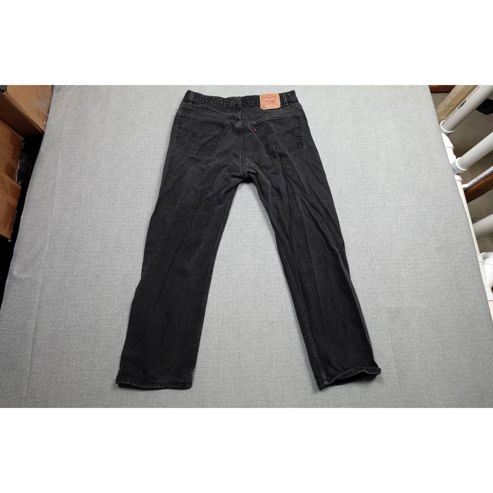 Levi's VINTAGE Levi's 505 Jeans Mens 40x32 Black Regular Fit Western Cowboy Black Wash Size US 40 / EU 56 - 4 Thumbnail