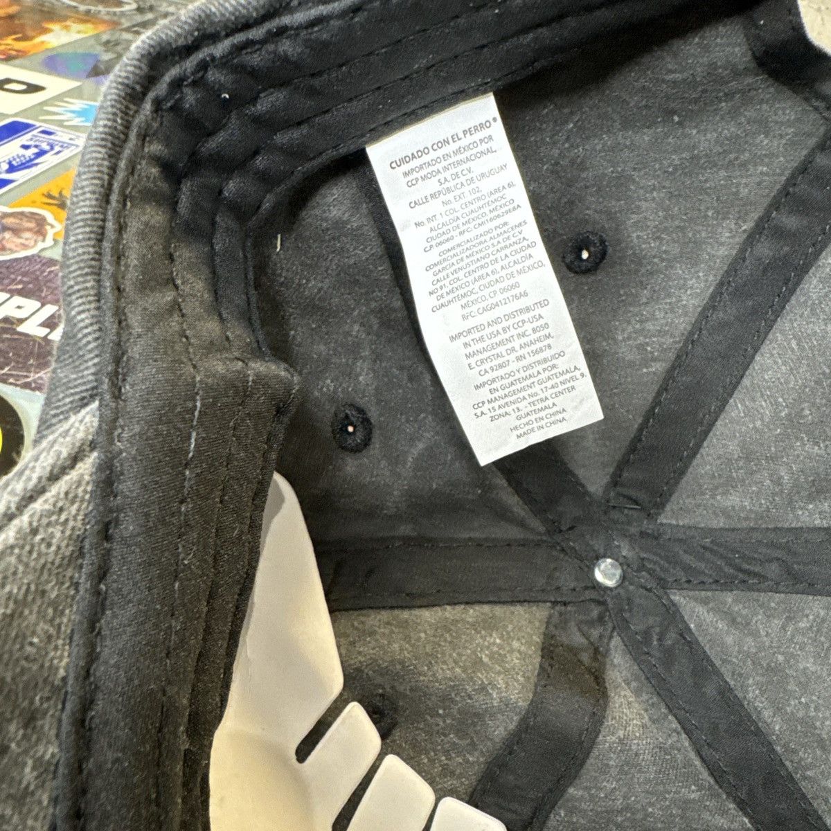 Other Cuidado Con El Perro 77 Black Denim Cap One Size Size ONE SIZE - 4 Thumbnail